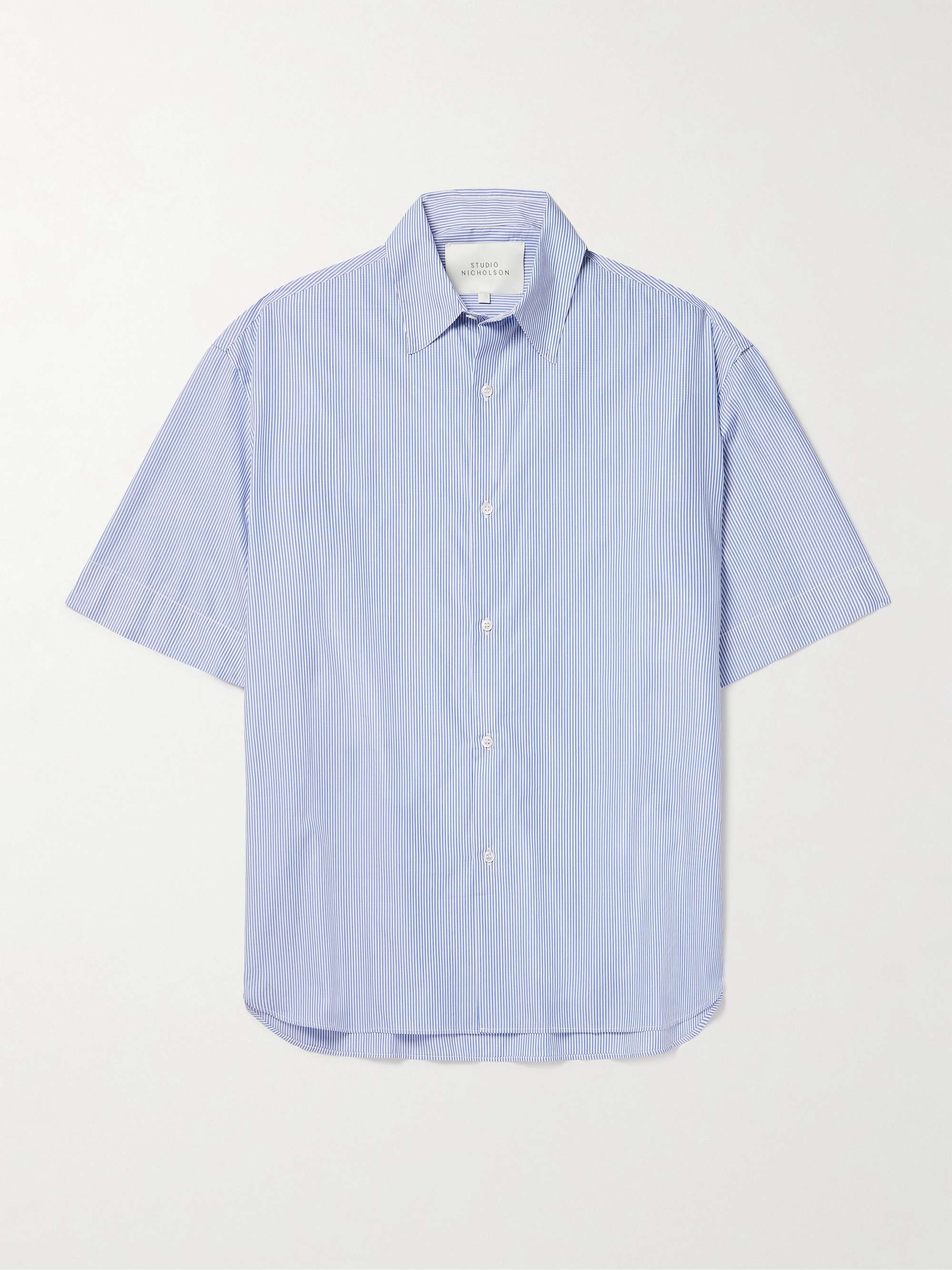 Sorono Striped Cotton-Poplin Shirt view