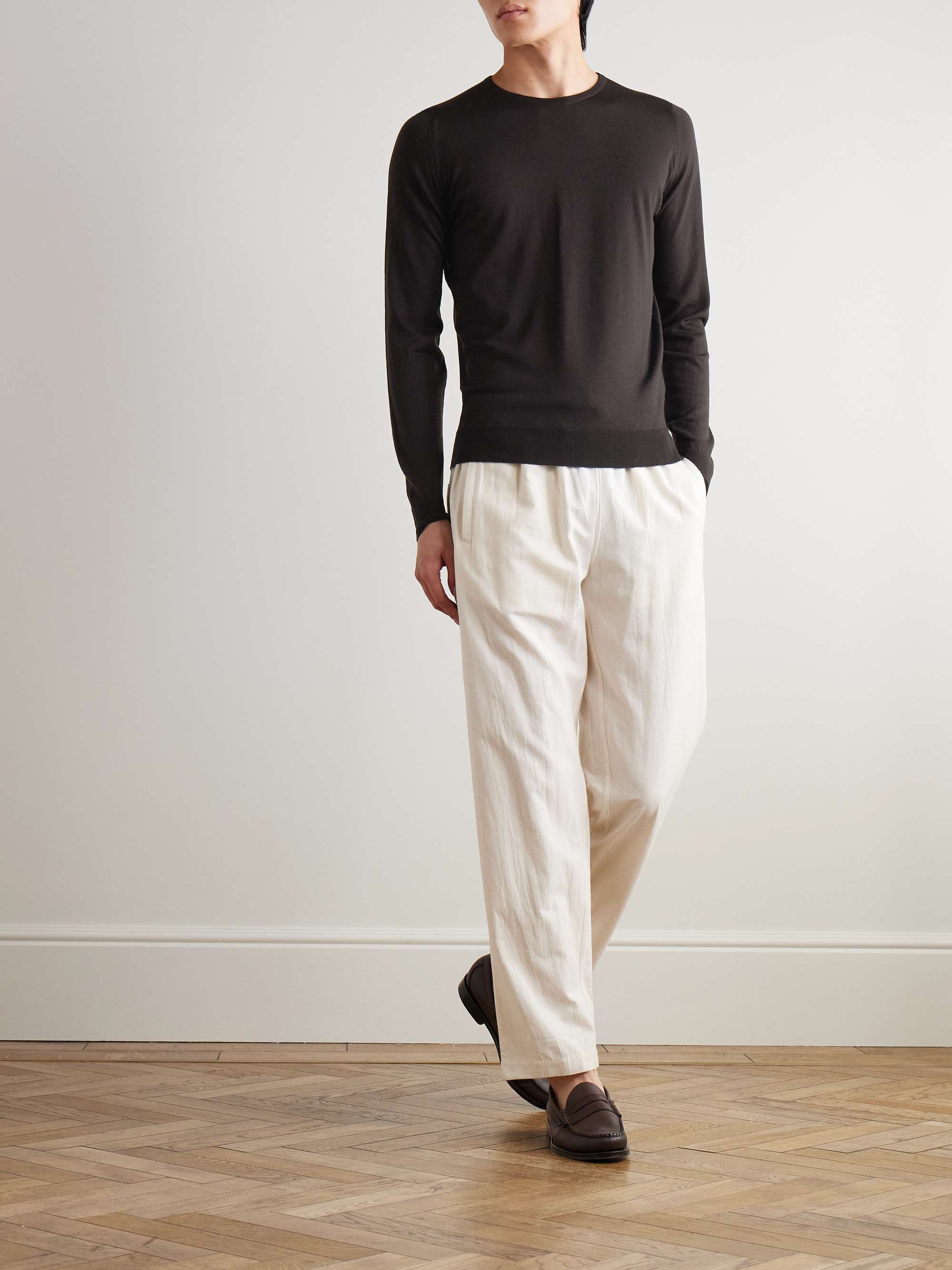 Lundy Slim-Fit Merino Wool Sweater view