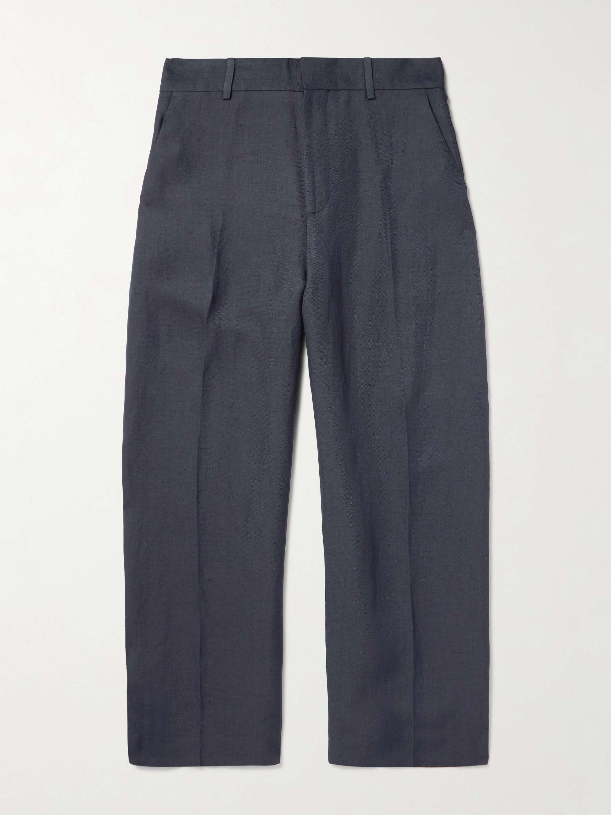 Fume Tapered Linen-Blend Suit Trousers view