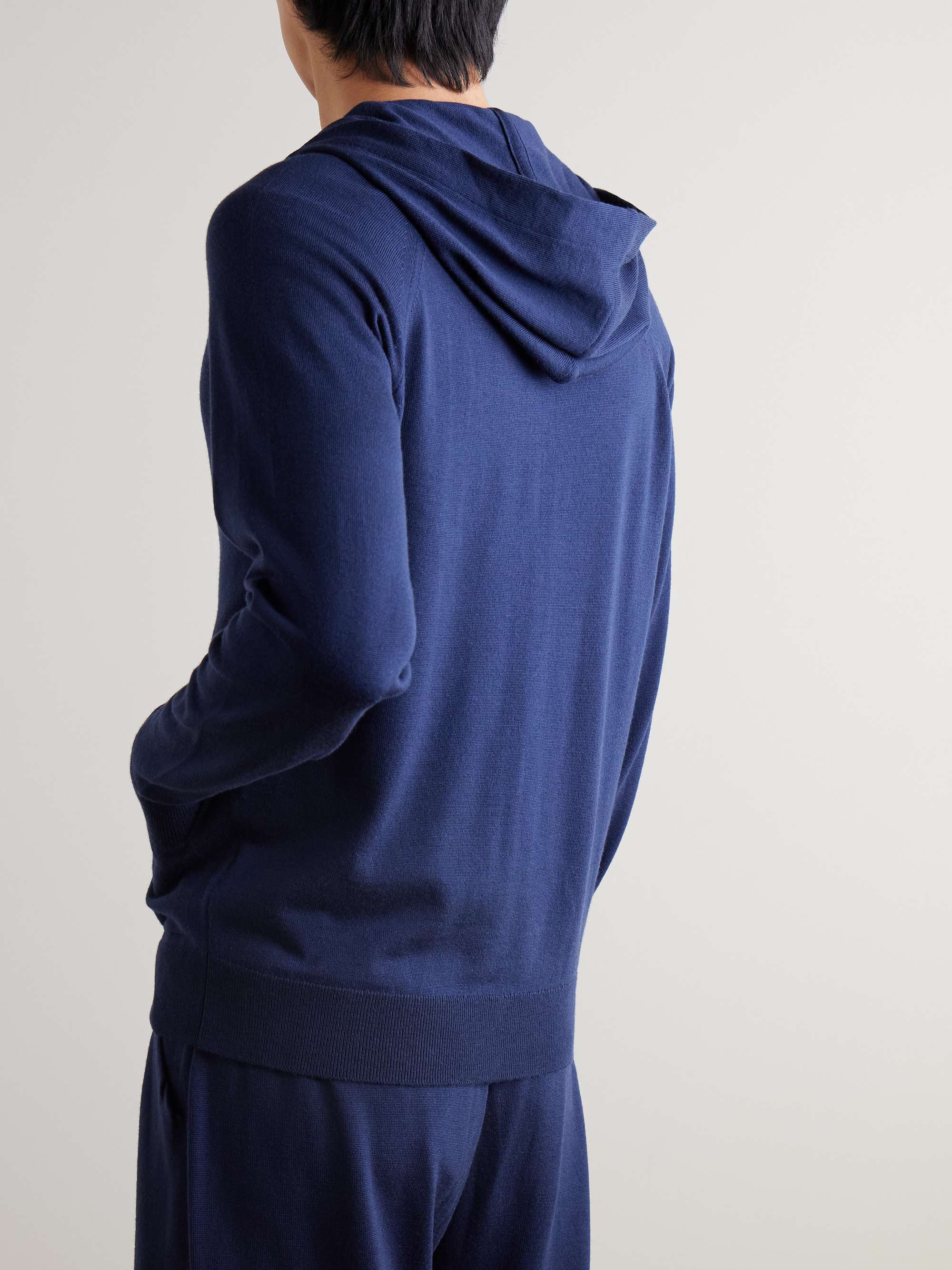 Carty Merino Wool Zip-Up Hoodie view