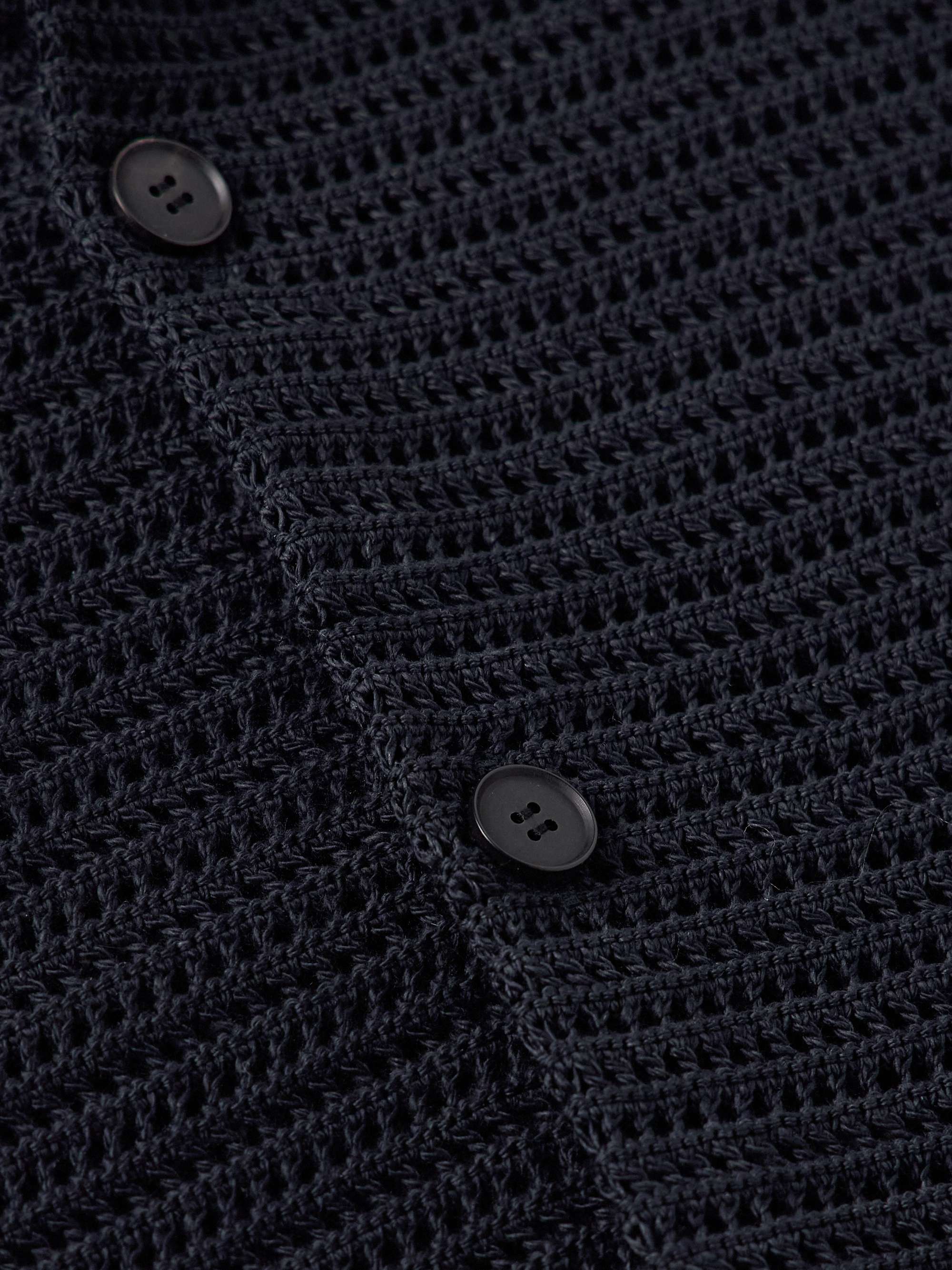 Open-Knit Cotton Shirt view