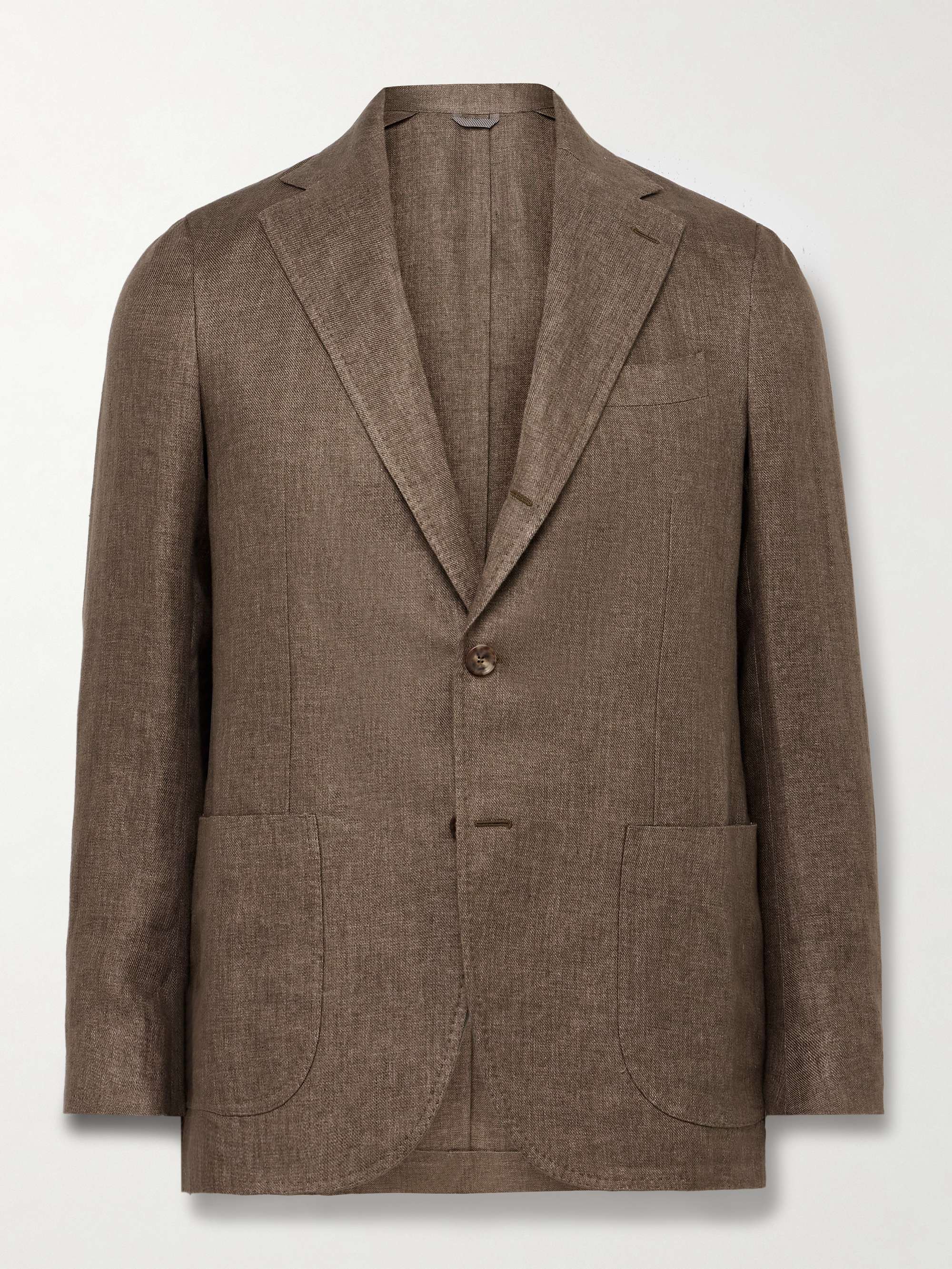 Posillipo Unstructured Linen Suit Jacket view