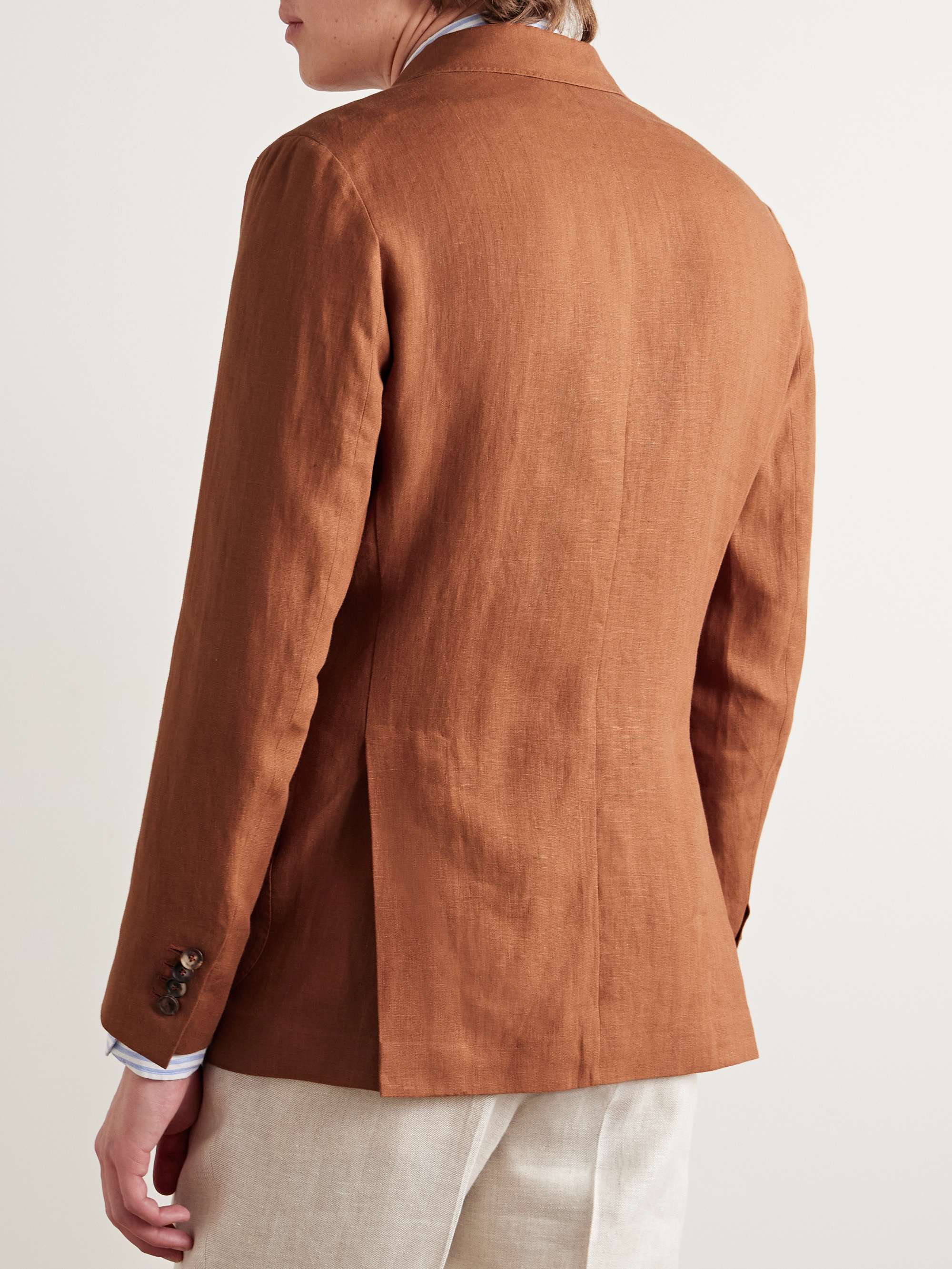 Forcella Slim-Fit Linen Blazer view