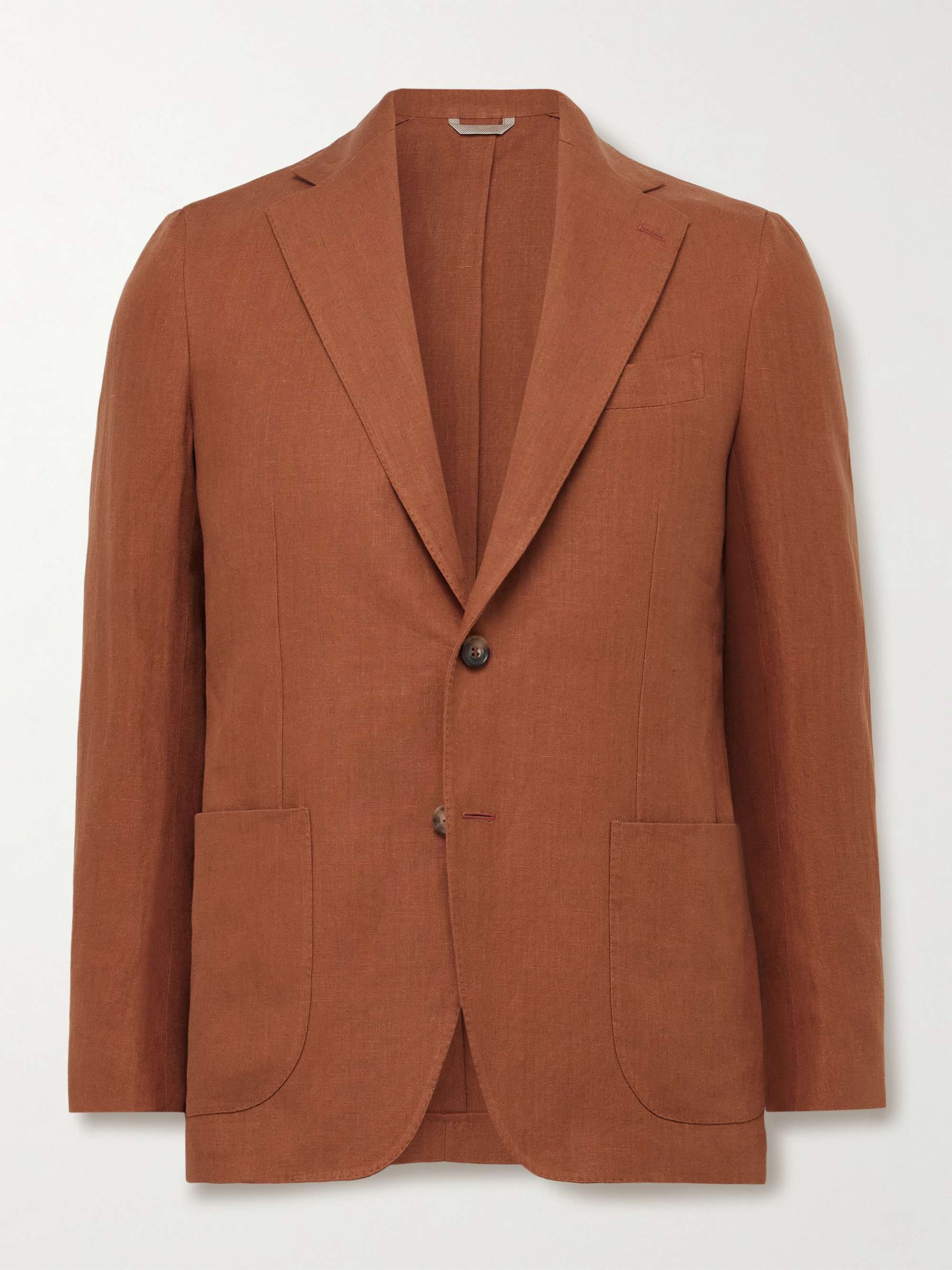 Forcella Slim-Fit Linen Blazer view