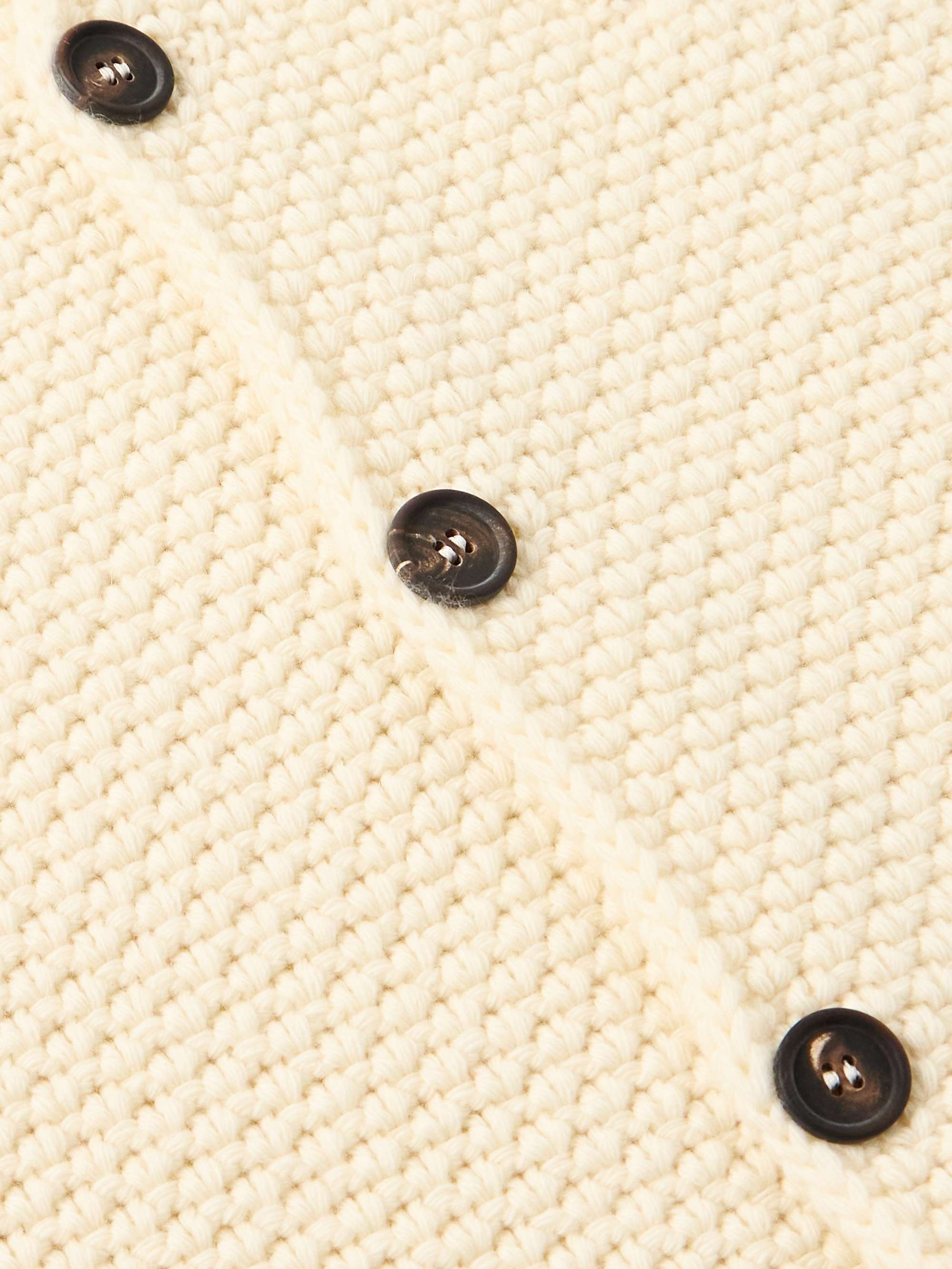 Merino Wool and Cashmere-Blend Cardigan view