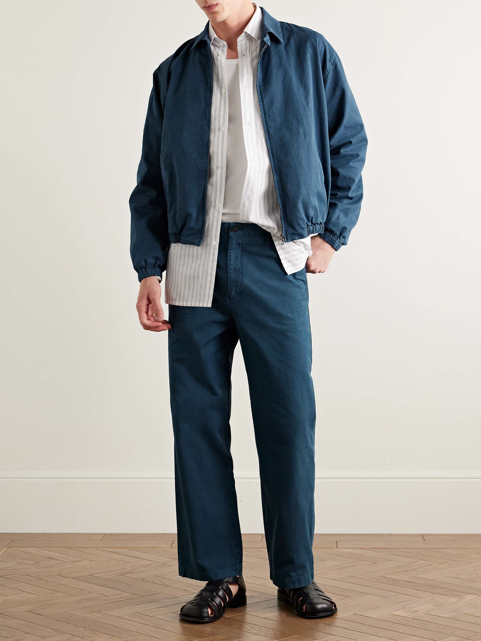 Cotton-Twill Blouson Jacket view