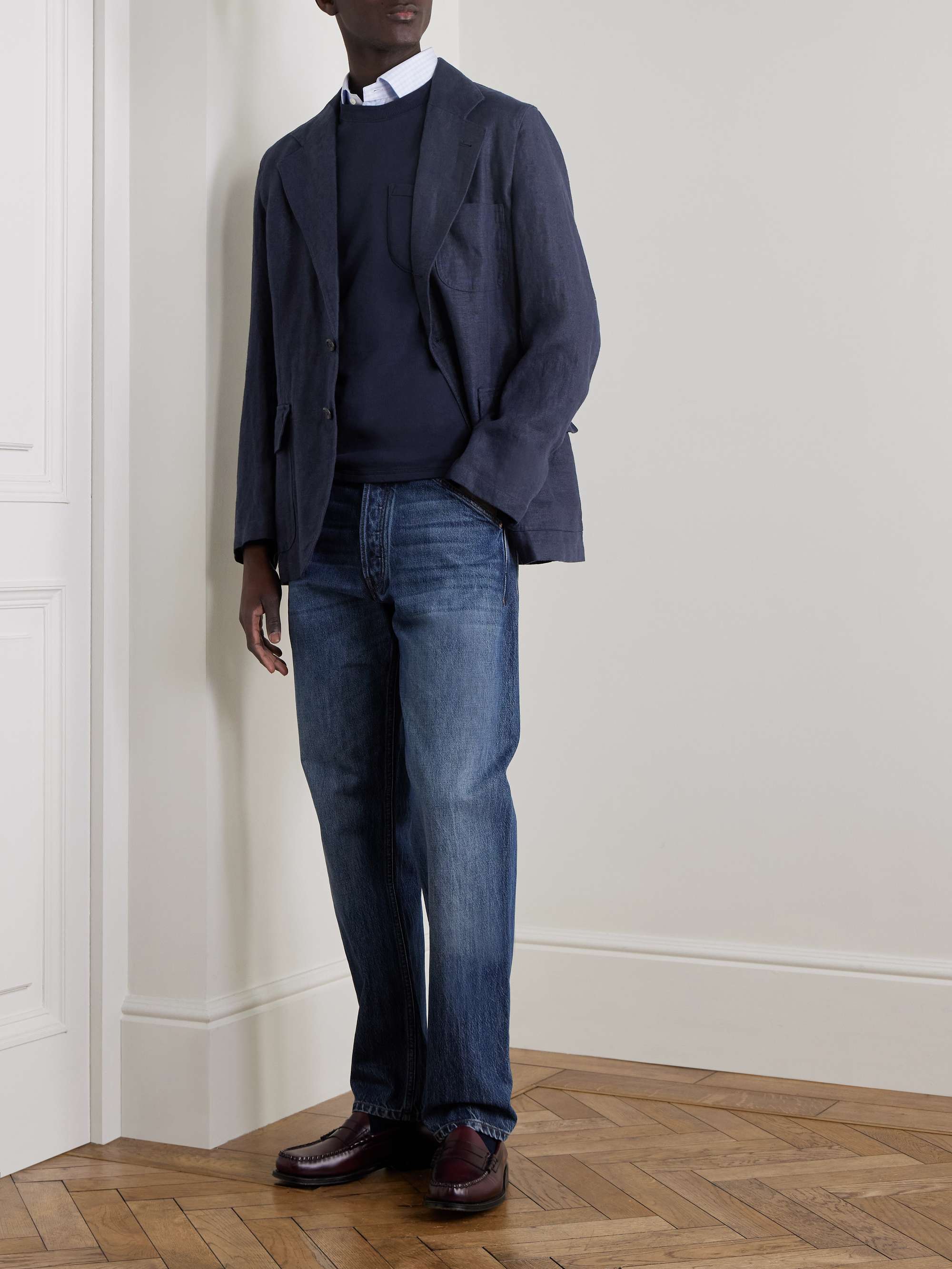 Mk. I Antique Games Unstructured Linen Blazer view