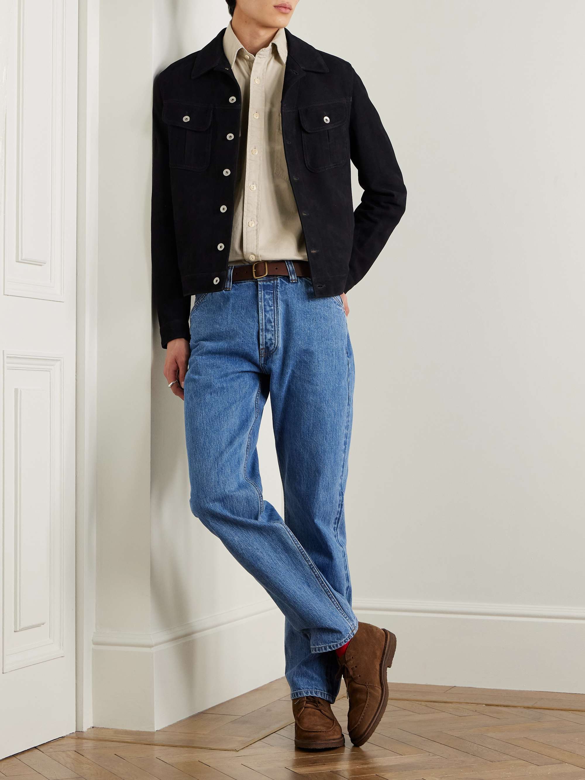 Tapered Selvedge Denim Jeans view