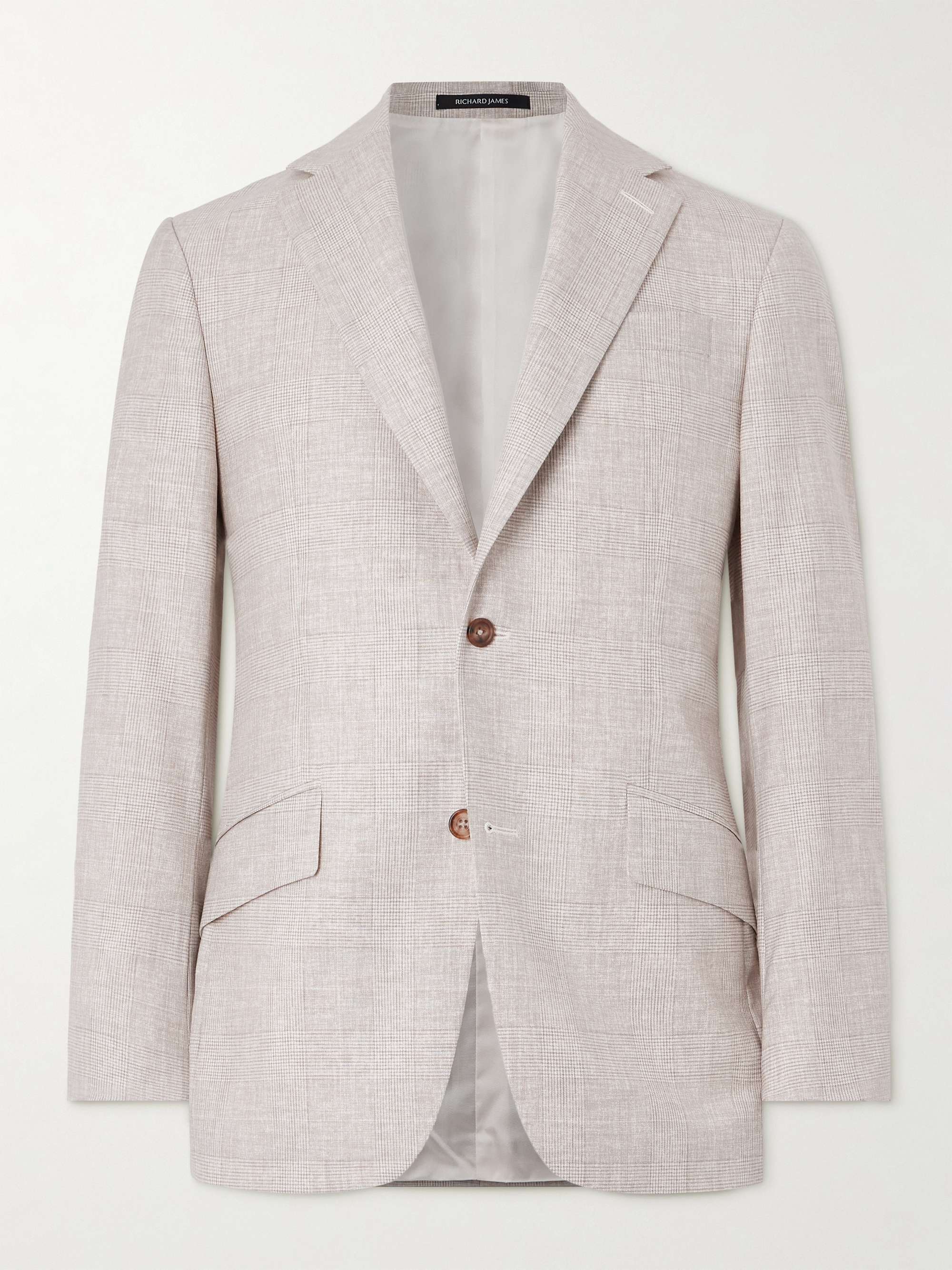 Chapman Checked Virgin Wool Suit Jacket view