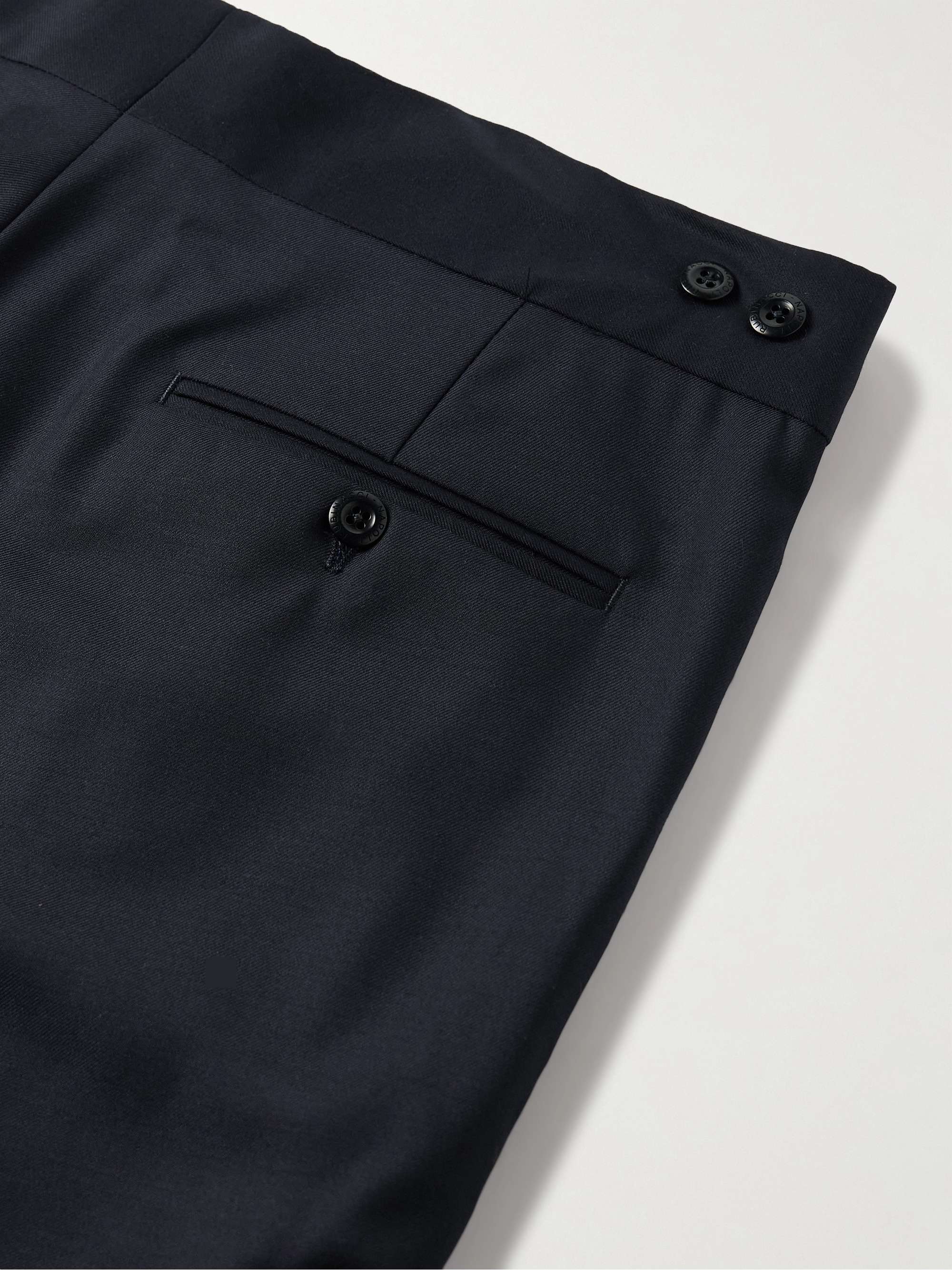 Genny Slim-Fit Virgin Wool-Twill Suit Trousers view