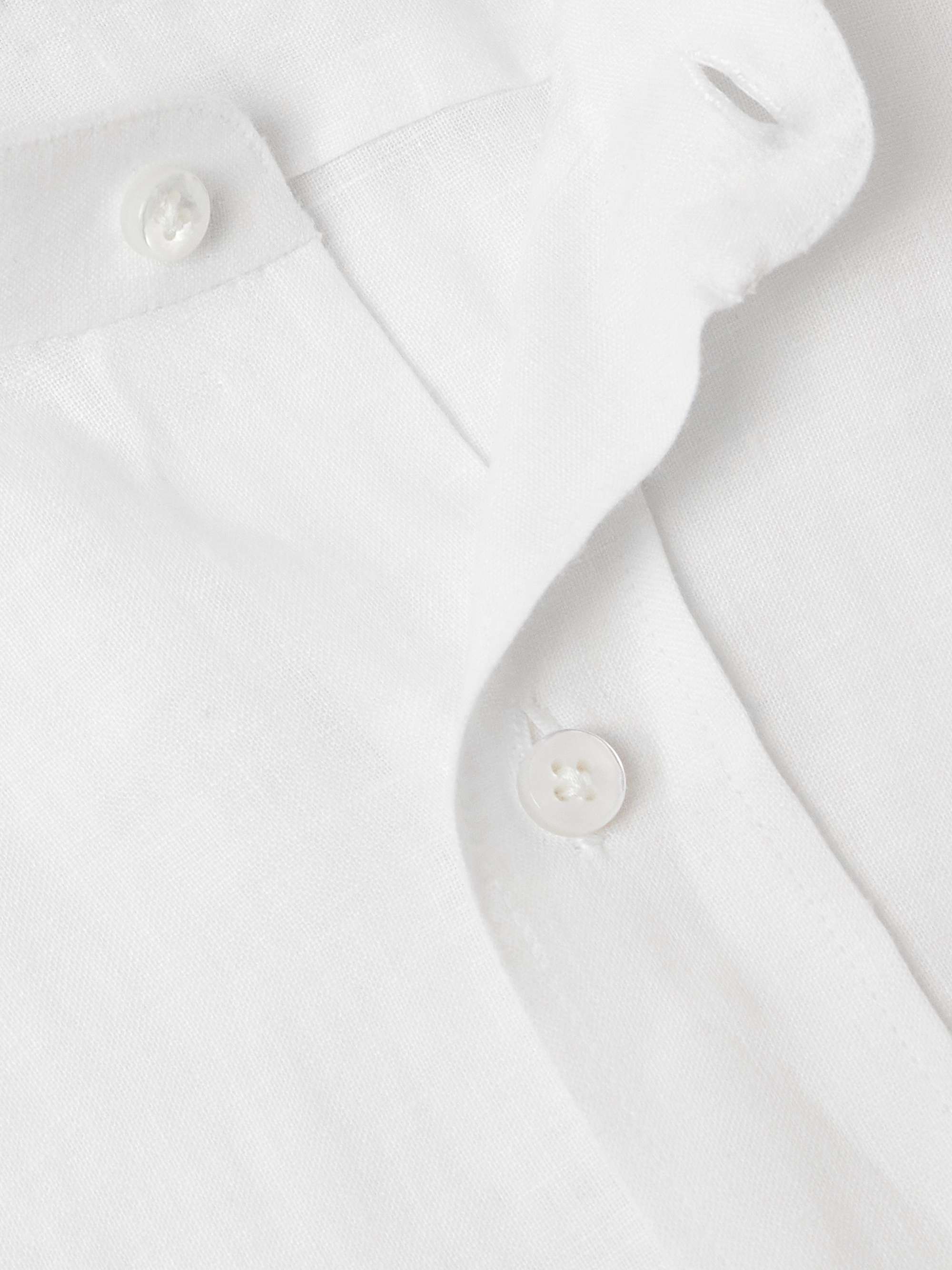 Guru Grandad-Collar Linen Shirt view