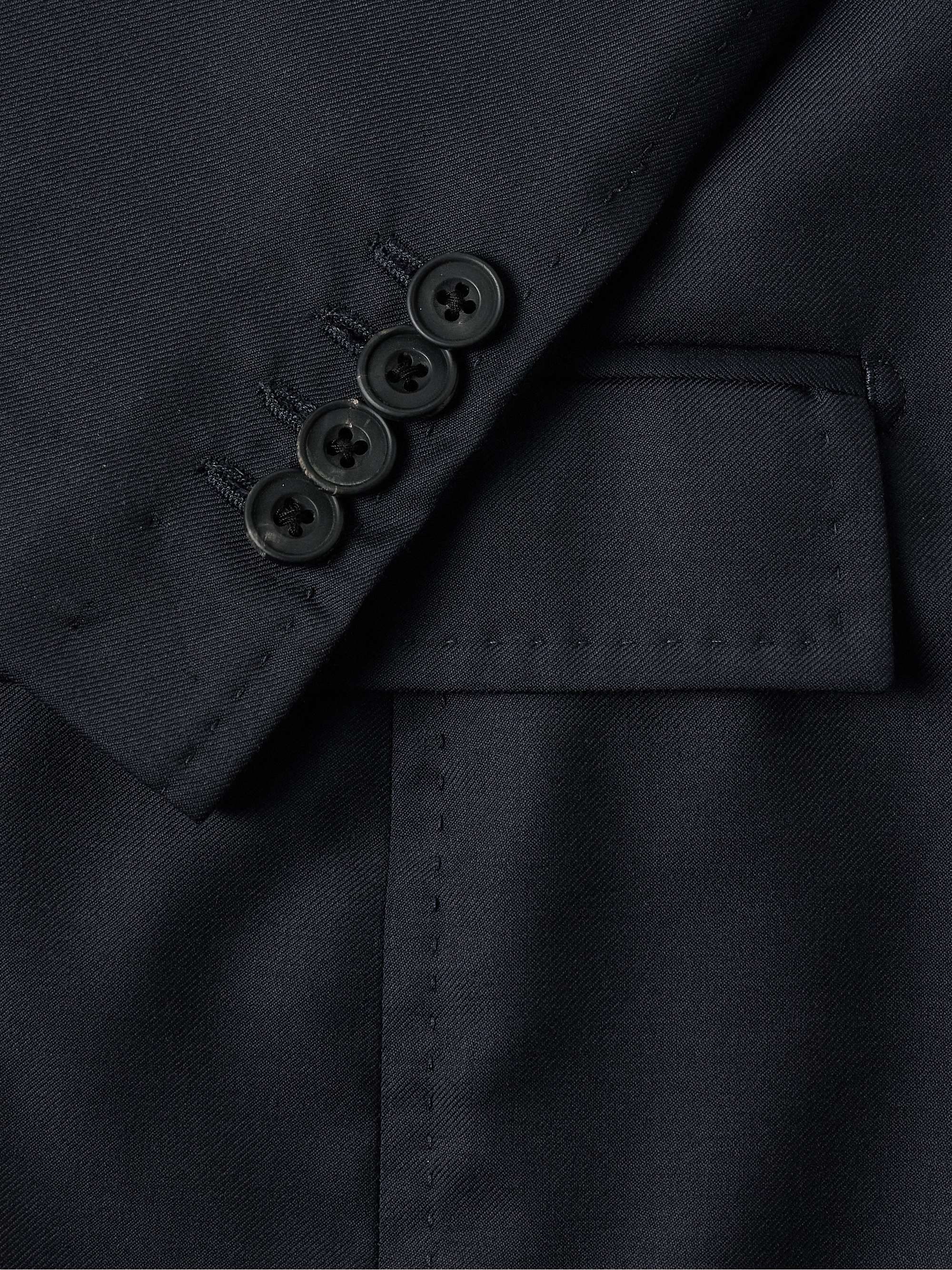 Unstructured Wool-Twill Suit Jacket view