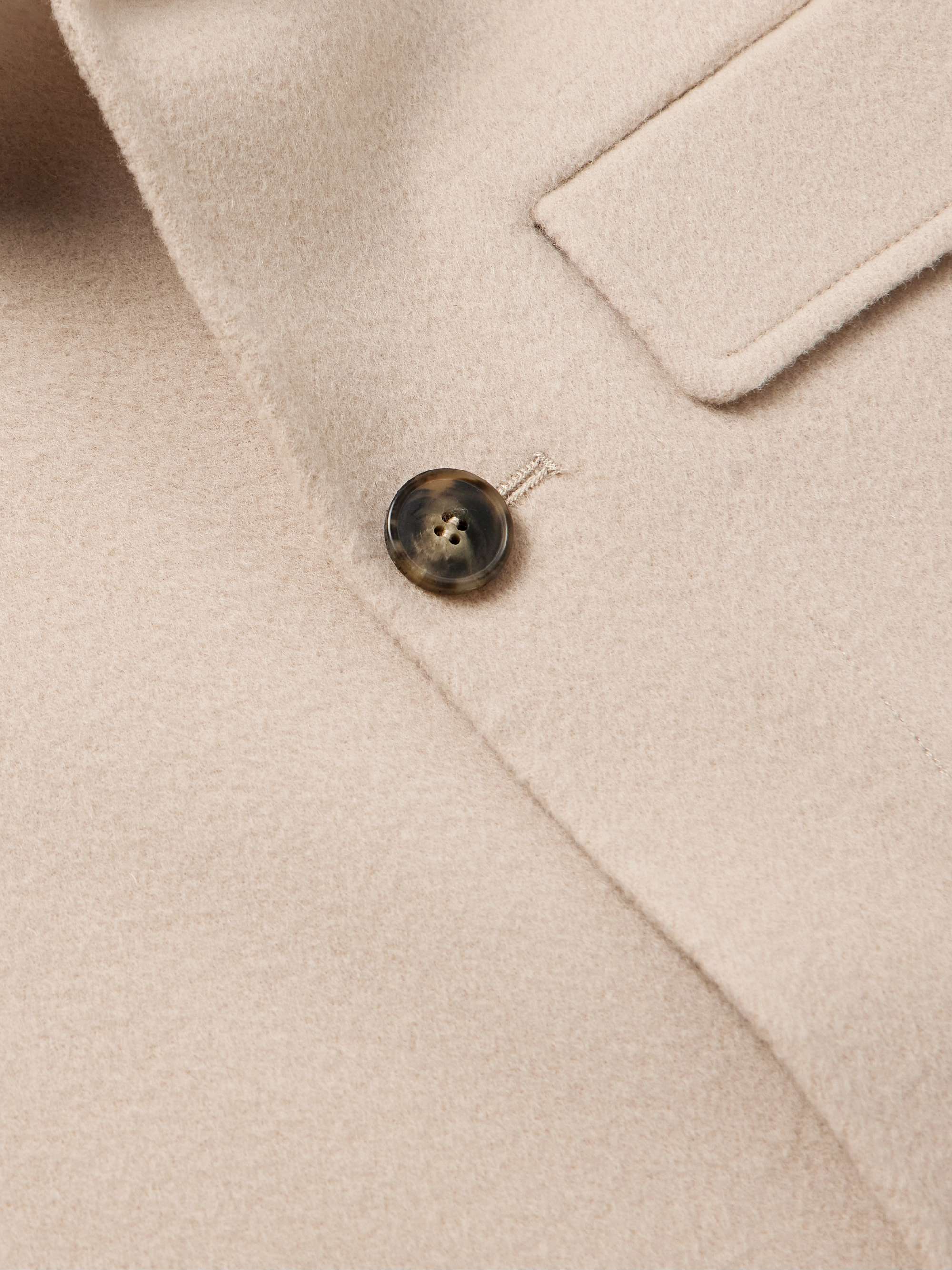 Wool and Cashmere-Blend Felt Overshirt view