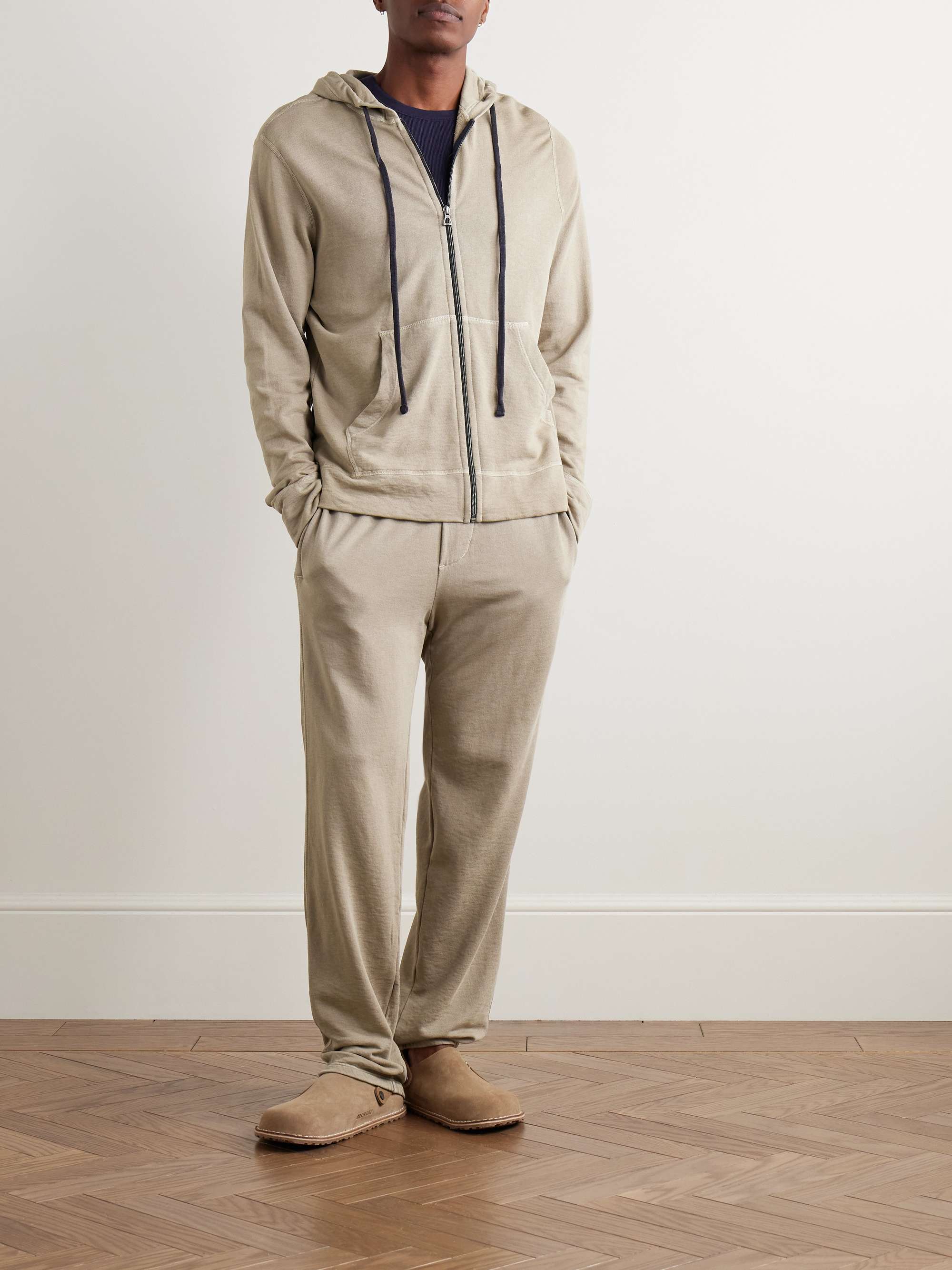 Loopback Cotton-Jersey Sweatpants view