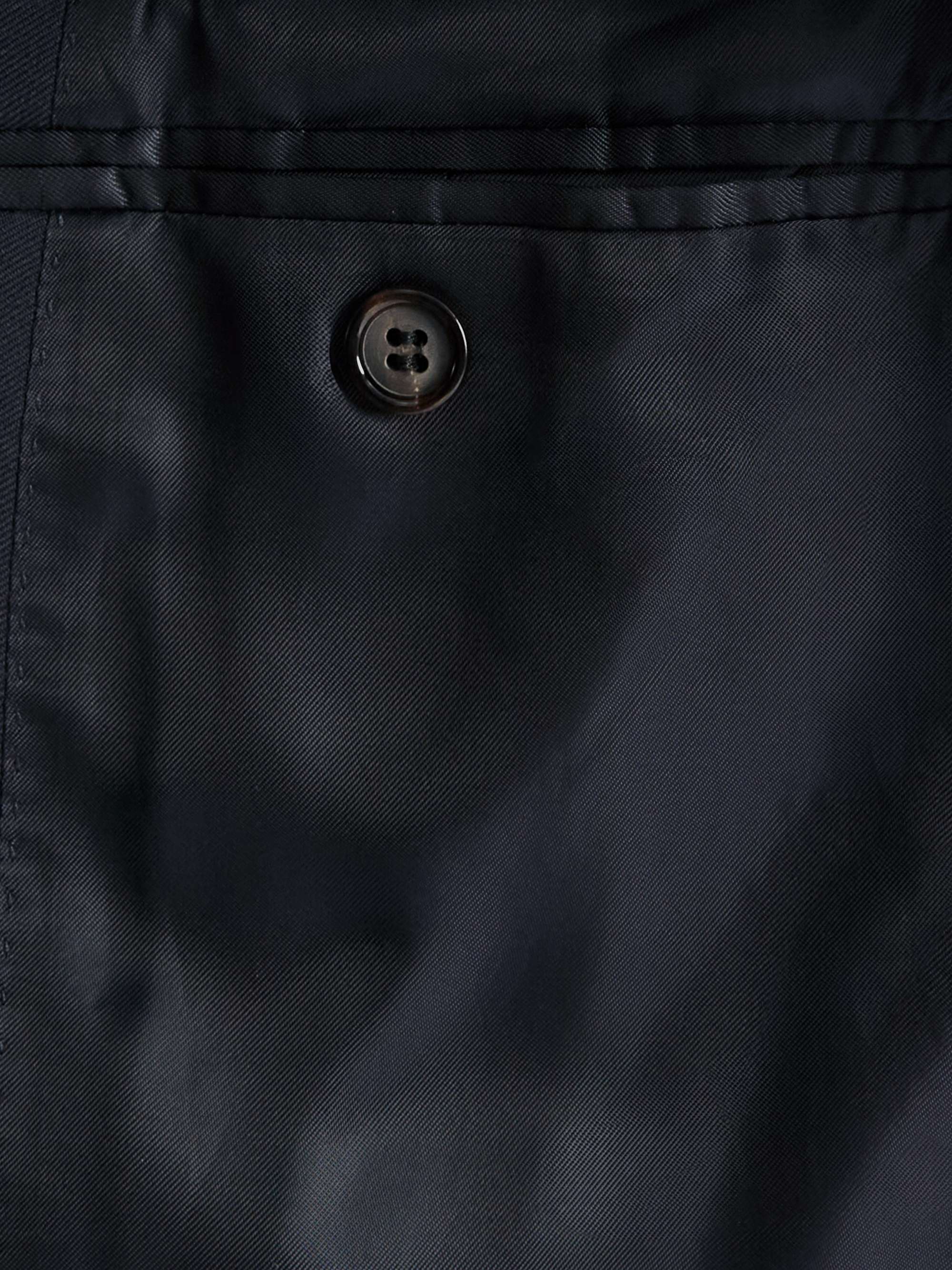 Slim-Fit Double-Breasted Grosgrain-Trimmed Wool Blazer view