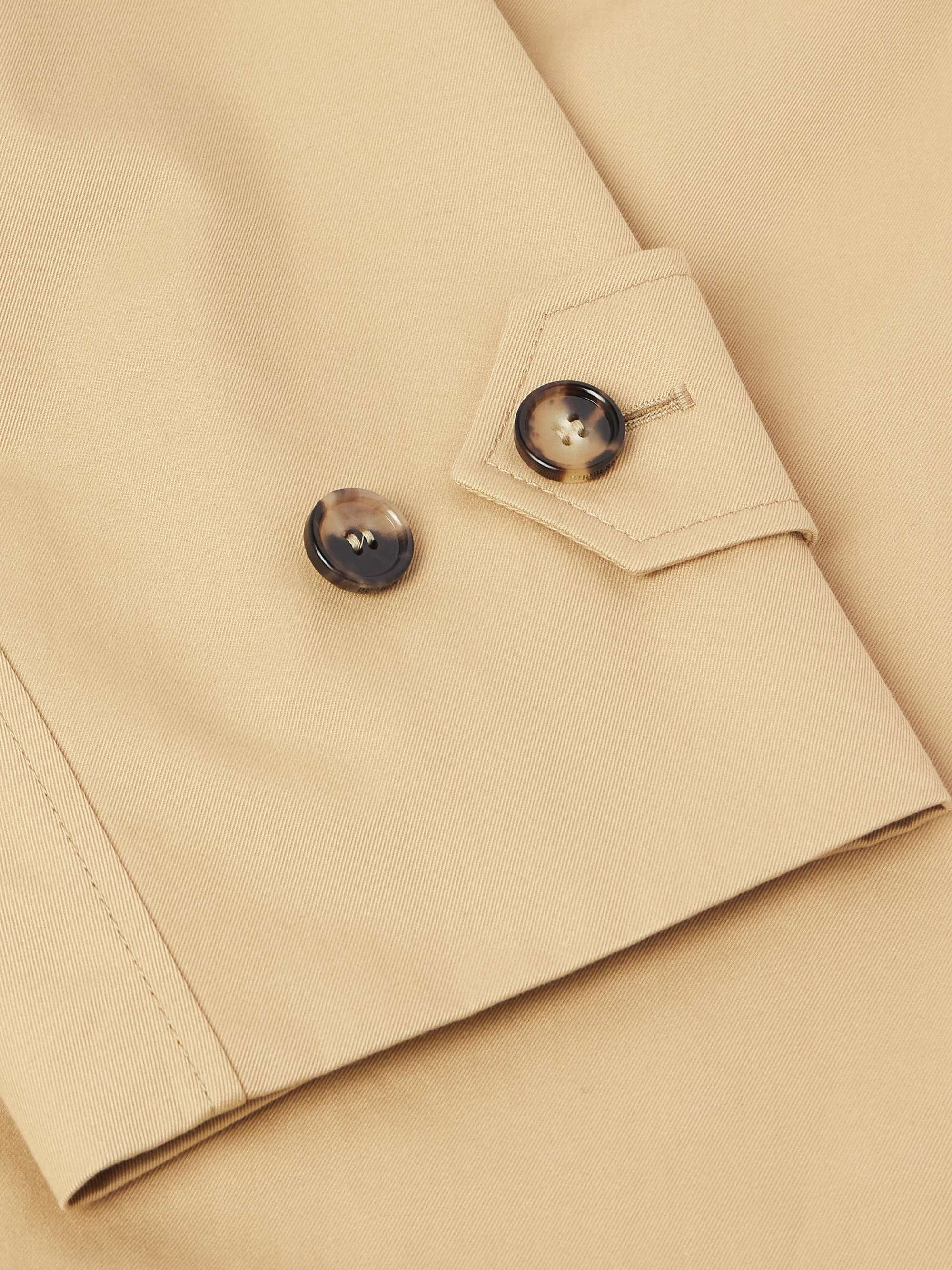 Coated-Cotton Trench Coat view