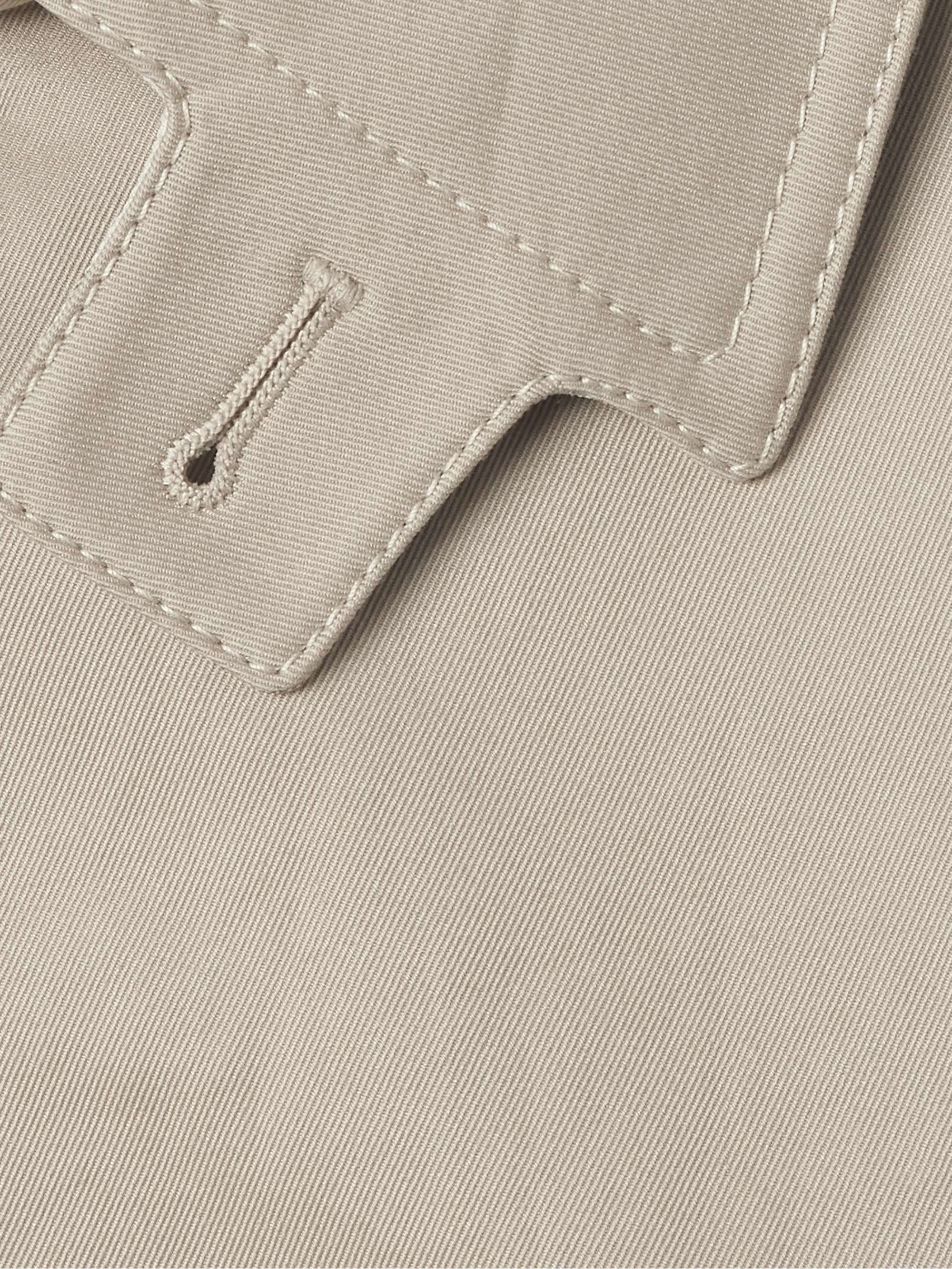 Belted Cotton-Gabardine Trench Coat view