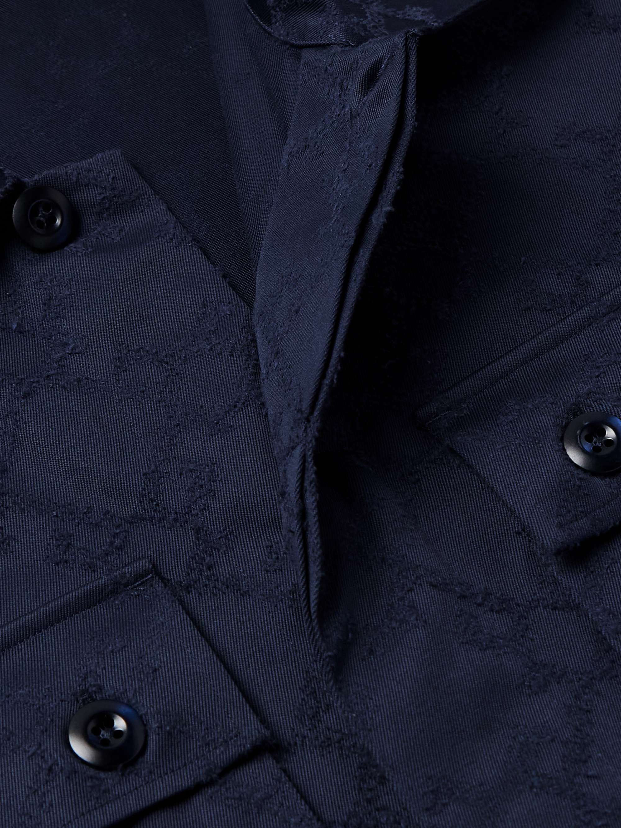 Cotton-Twill Jacquard Shirt view
