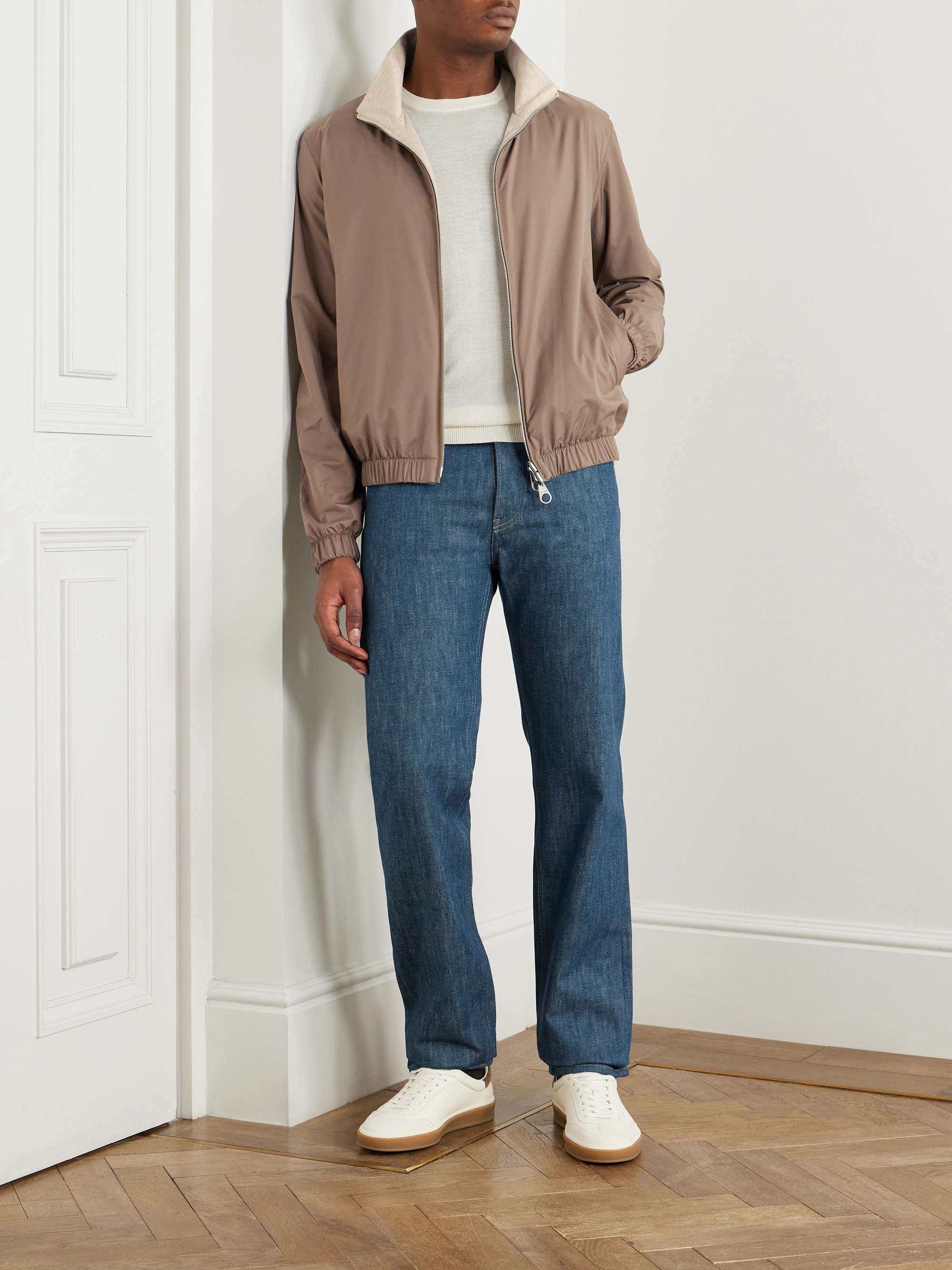 Reversible Windmate® Storm System® Nylon and Cashmere Blouson Jacket view
