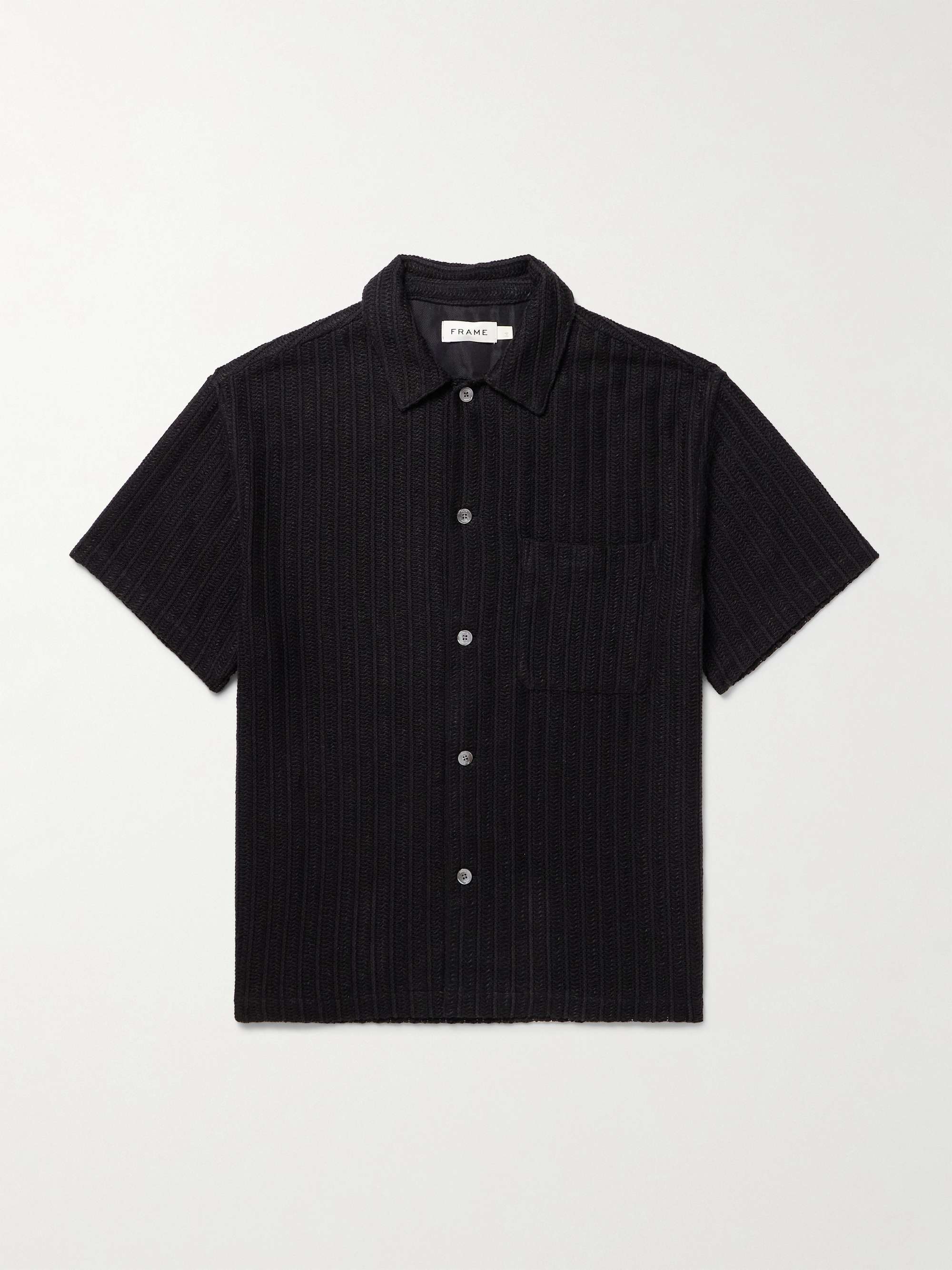 Striped Crocheted Shirt view