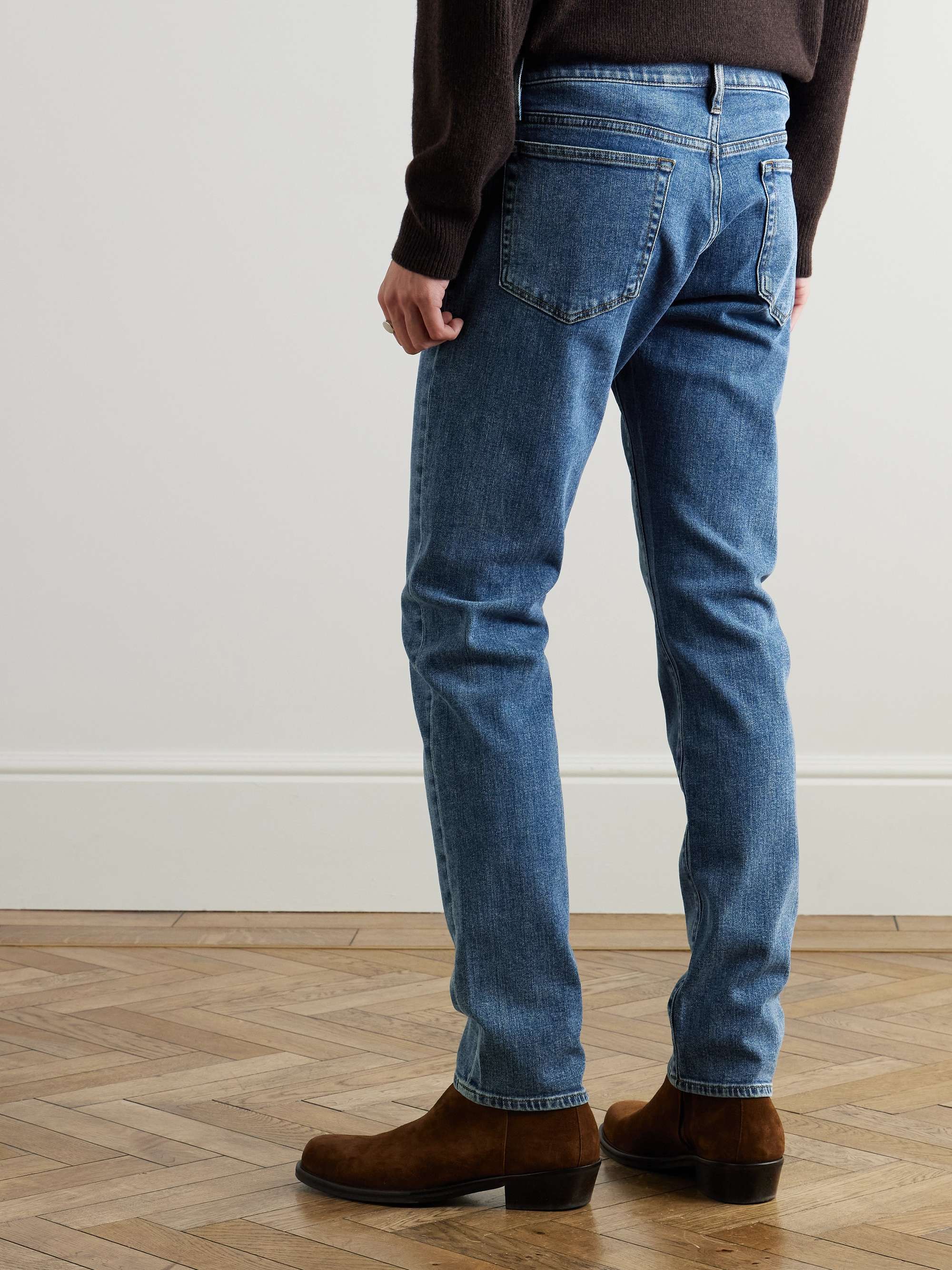 L'Homme Slim-Fit Straight-Leg Jeans view