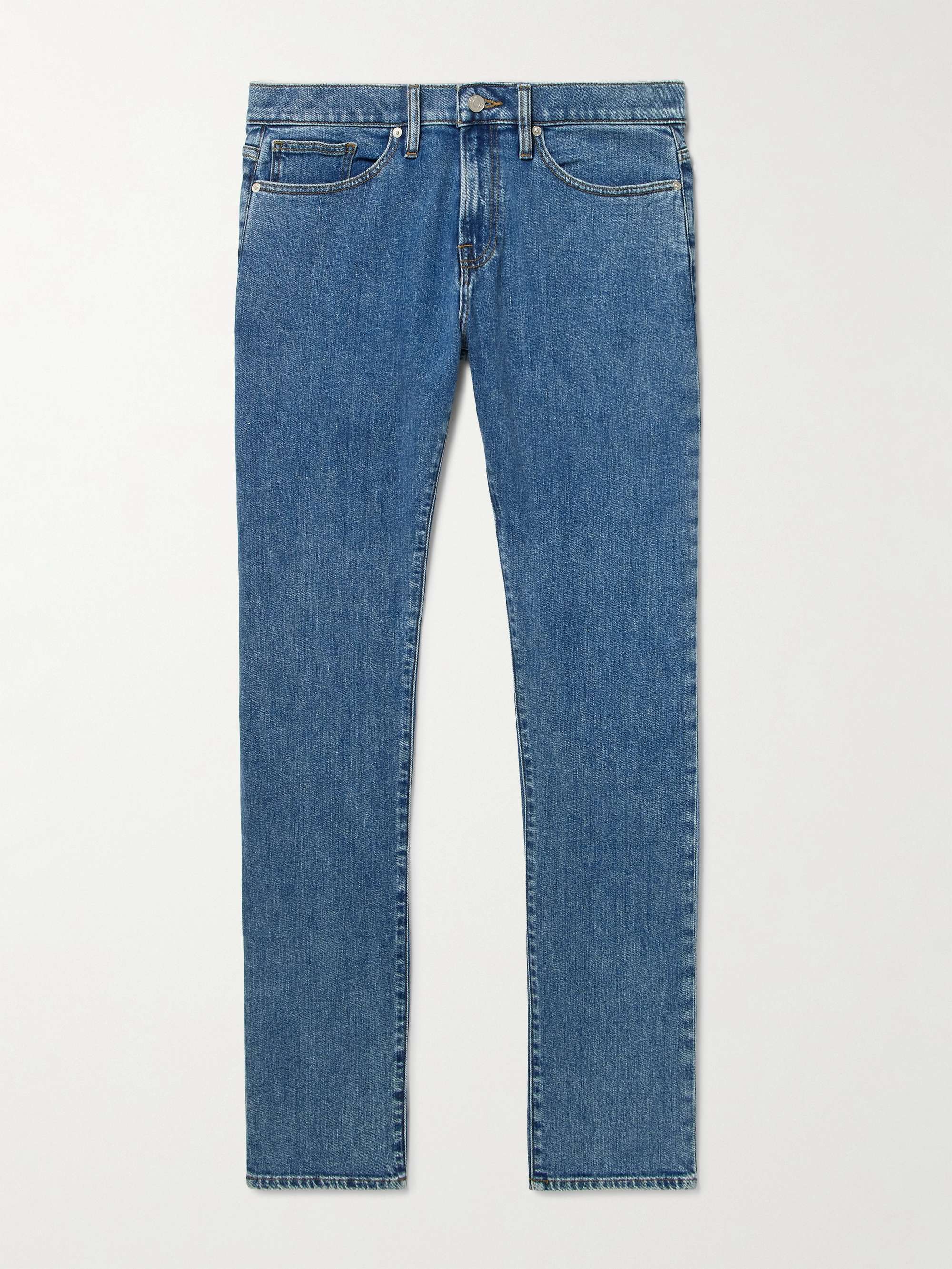 L'Homme Slim-Fit Straight-Leg Jeans view