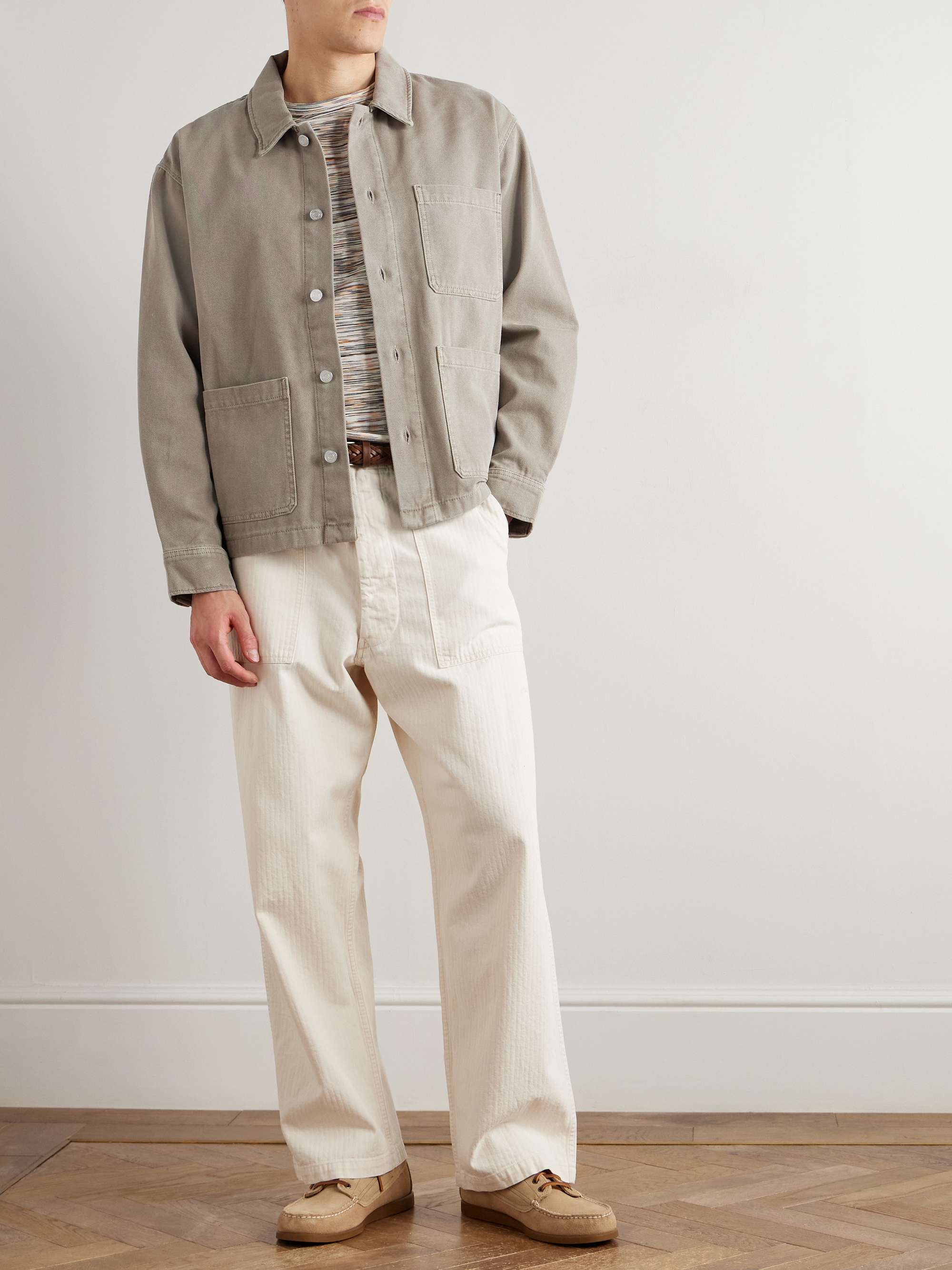 Cotton-Canvas Chore Jacket view