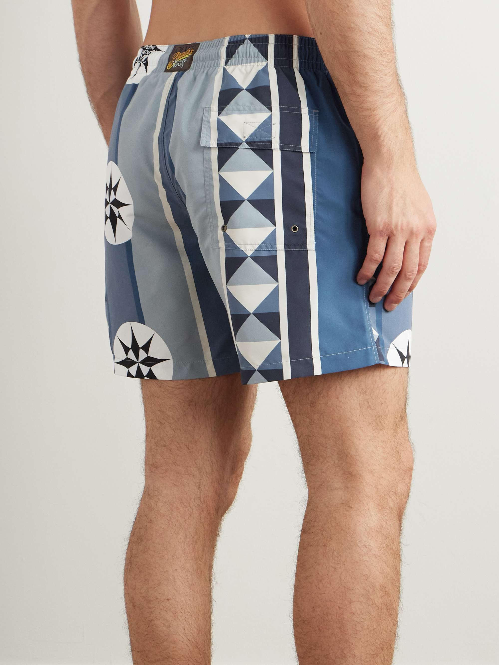 + Paula's Ibiza Straight-Leg Mid-Length Printed Swim Shorts view