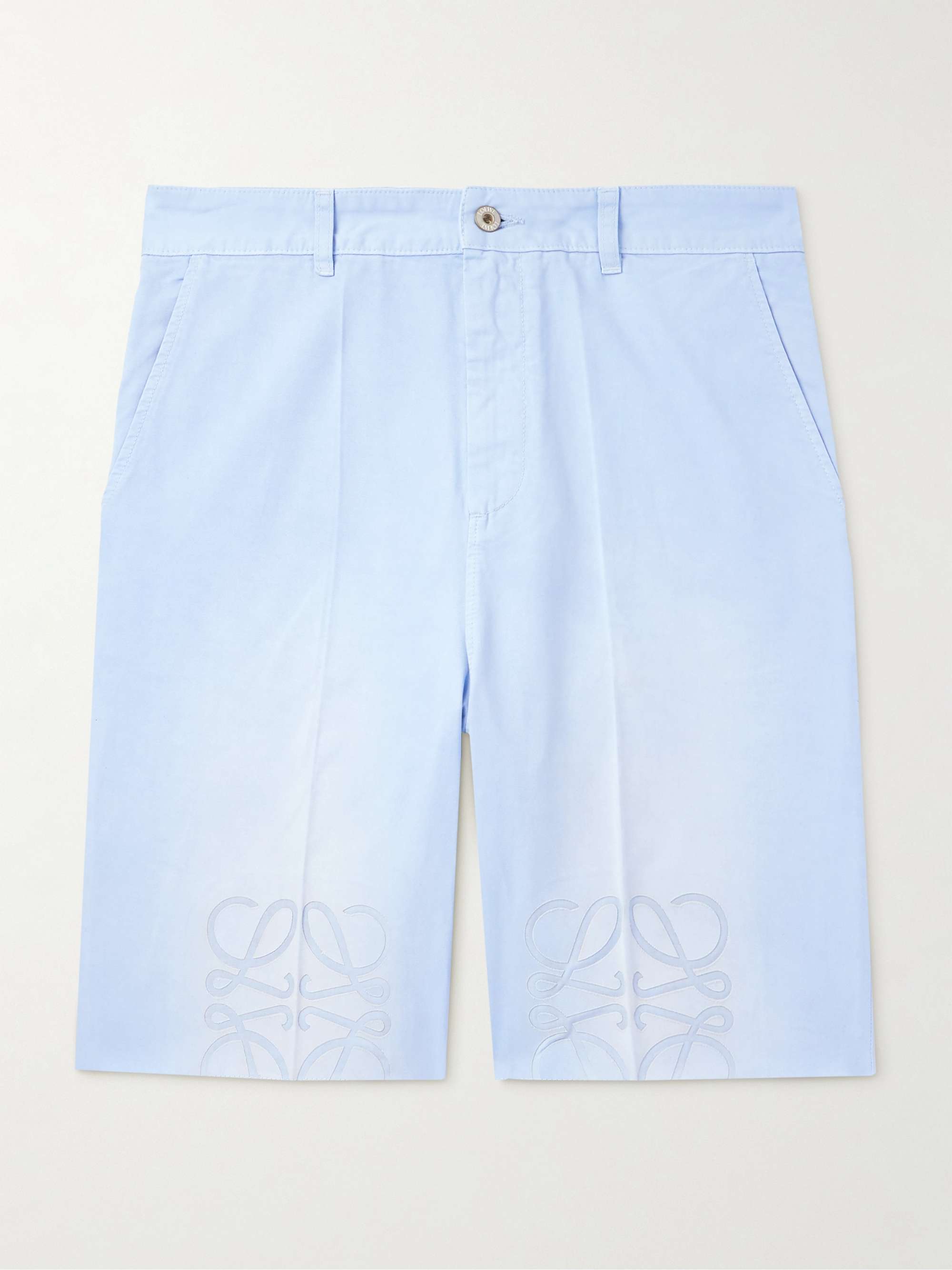 + Paula's Ibiza Straight-Leg Cotton-Twill Shorts view