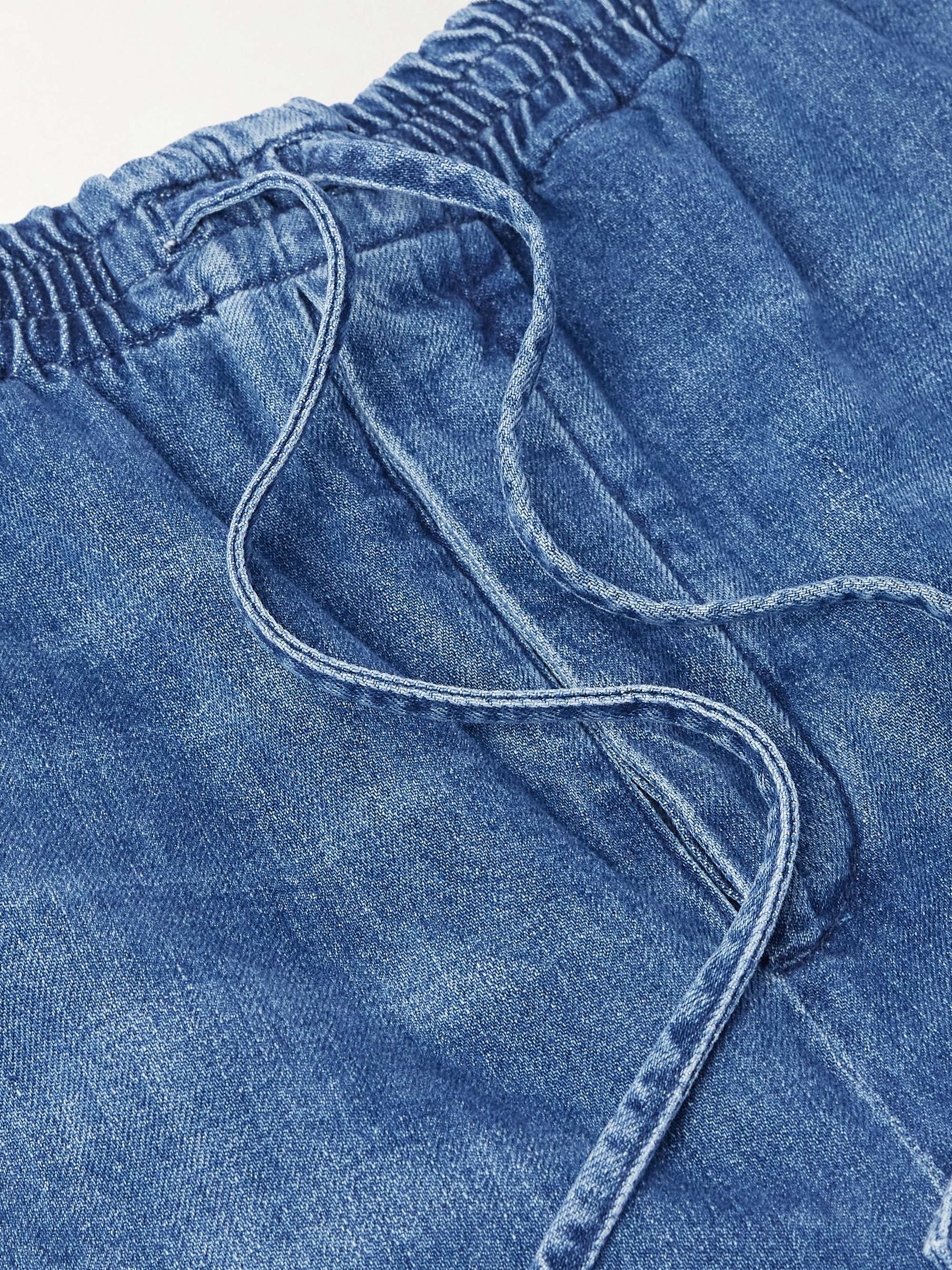 + Paula's Ibiza Wide-Leg Cropped Drawstring Jeans view