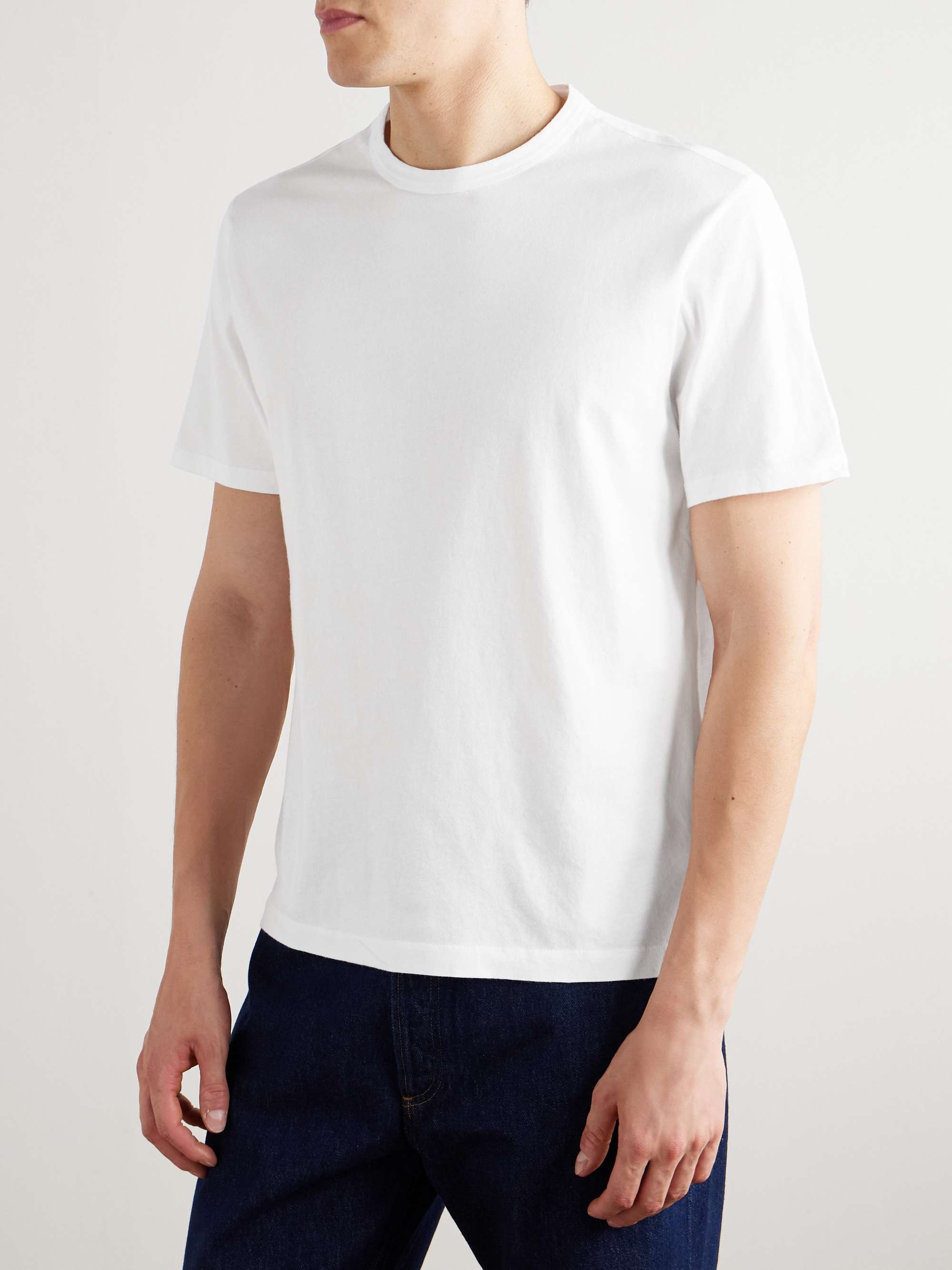 Three-Pack Organic Cotton-Jersey T-Shirts view