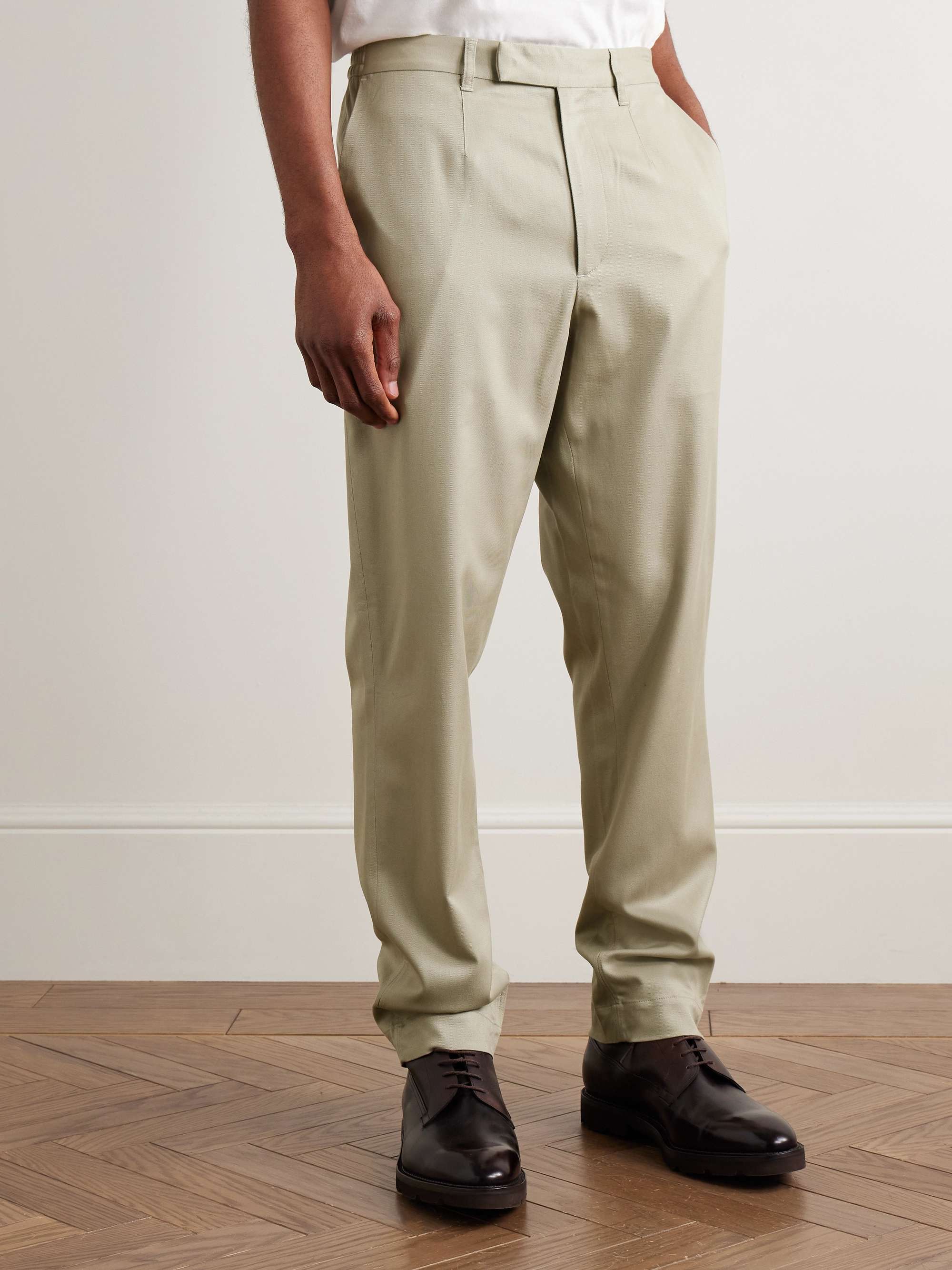 Straight-Leg Stretch-Lyocell Twill Chinos view