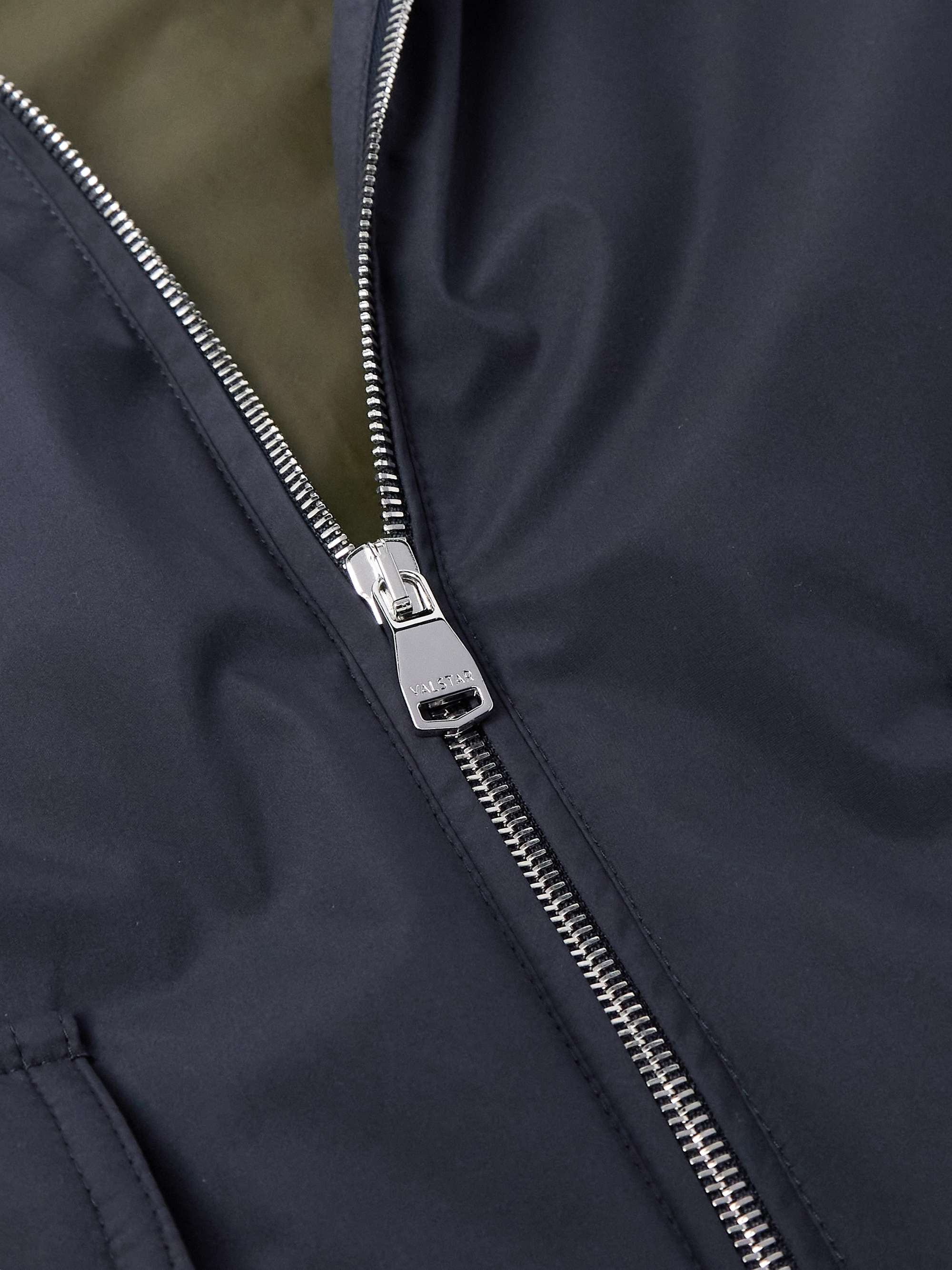 Stretch-Jersey Trimmed Padded Shell Gilet view