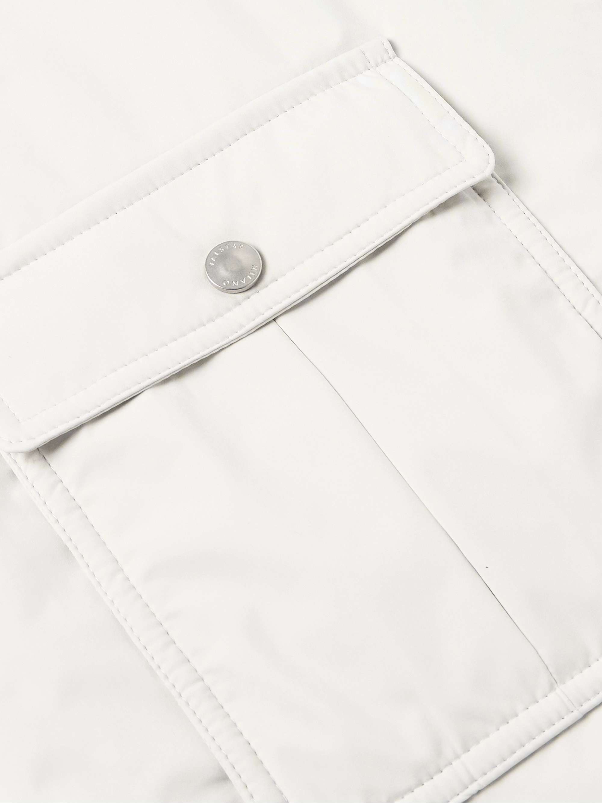 Caddy Stretch-Jersey Trimmed Padded Shell Gilet view