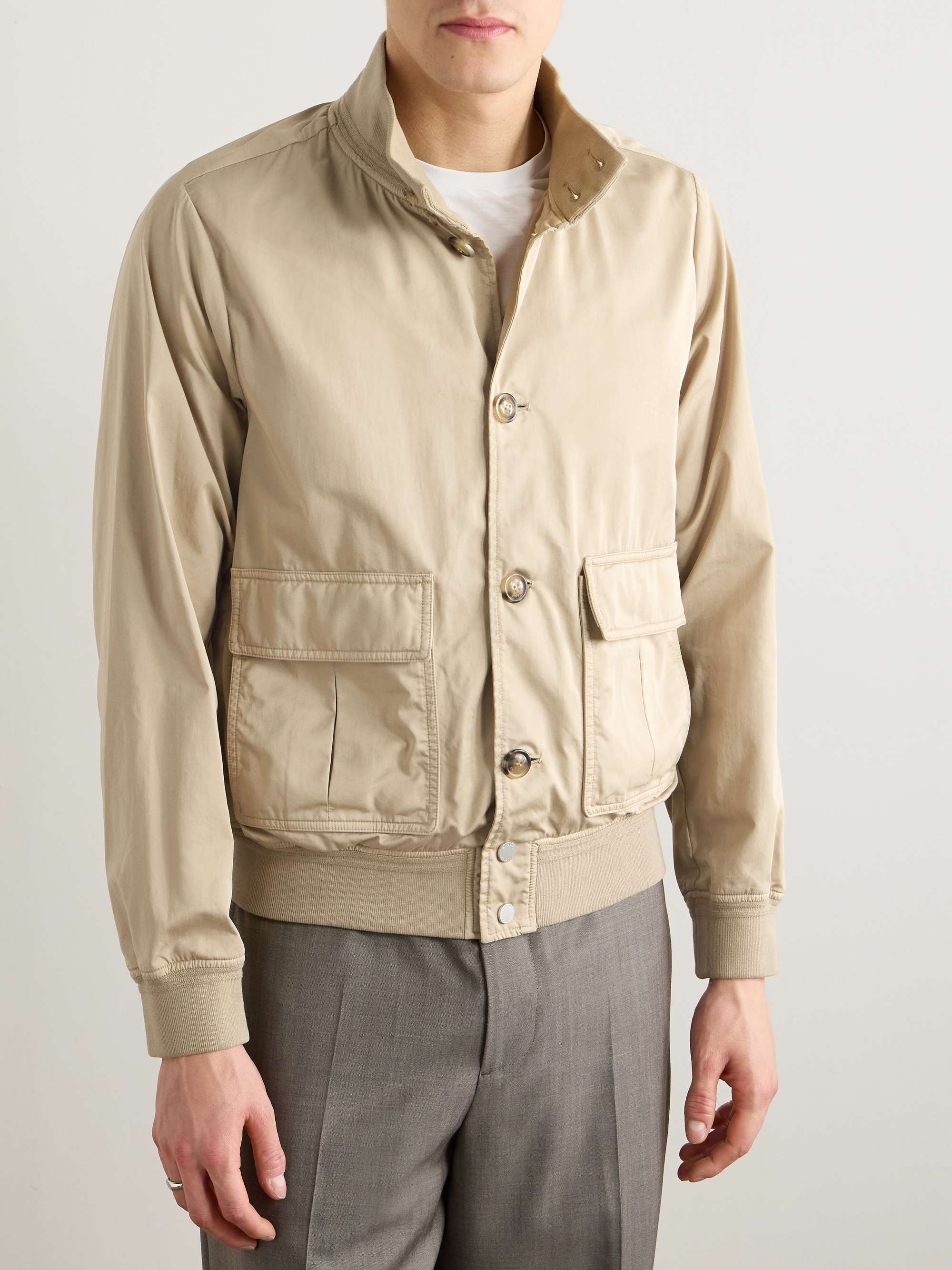 Valstarino Cotton-Blend Shell Overshirt view