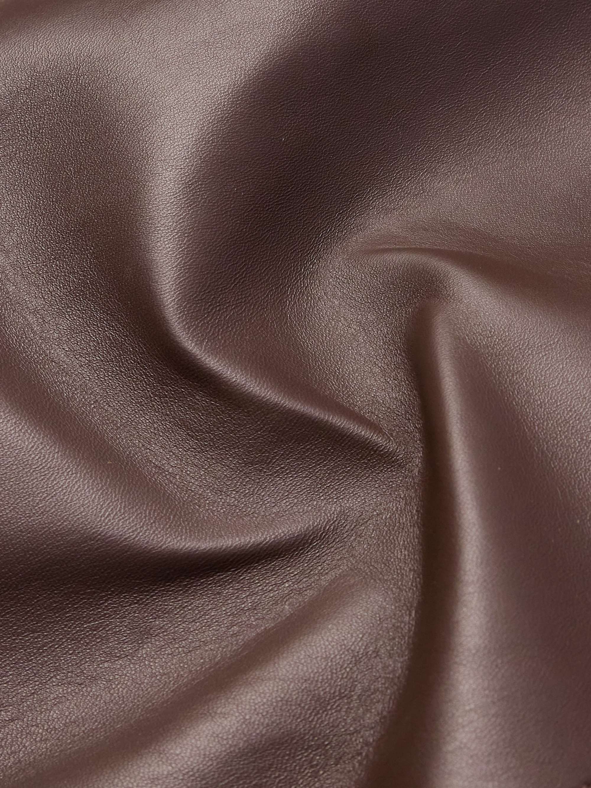 Roy Full-Grain Leather Blouson Jacket view