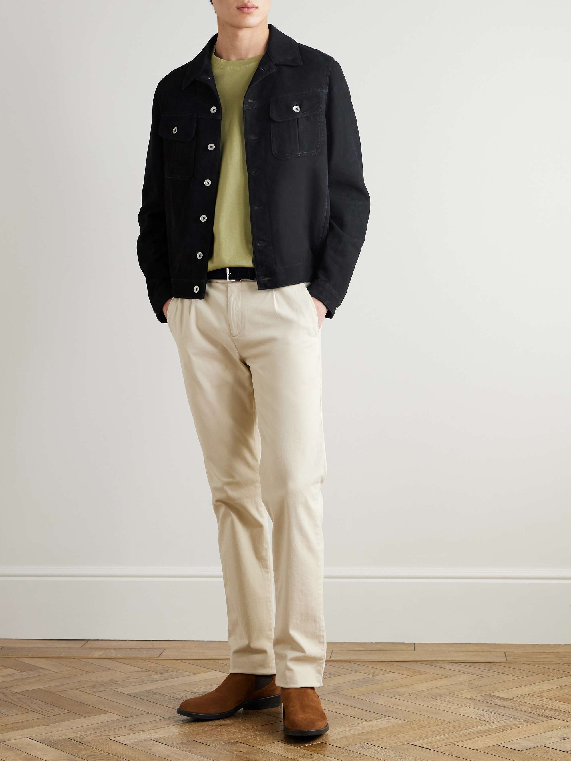 Davis Suede Trucker Jacket view