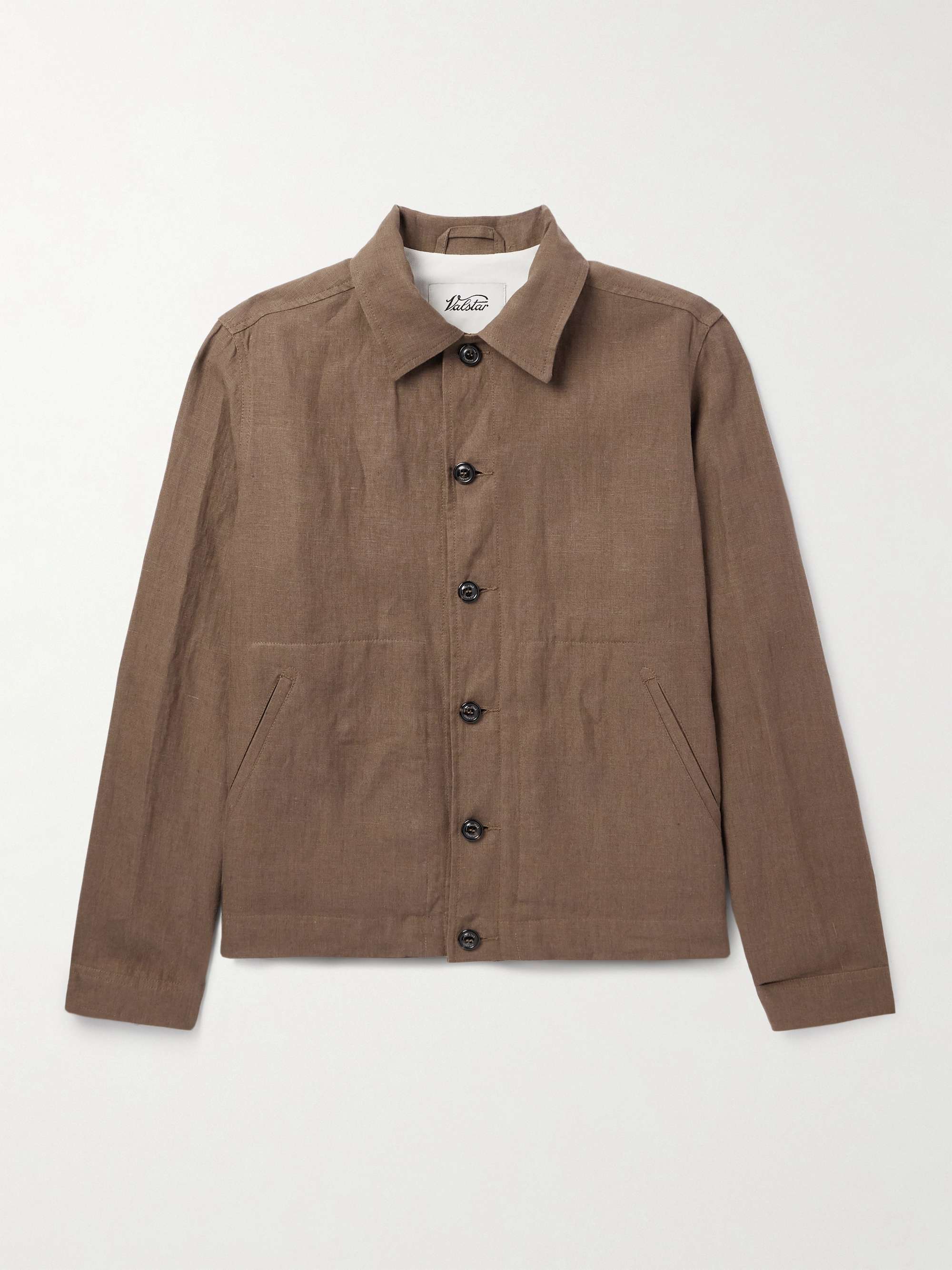 Miyagi Convertible-Collar Cotton Overshirt view