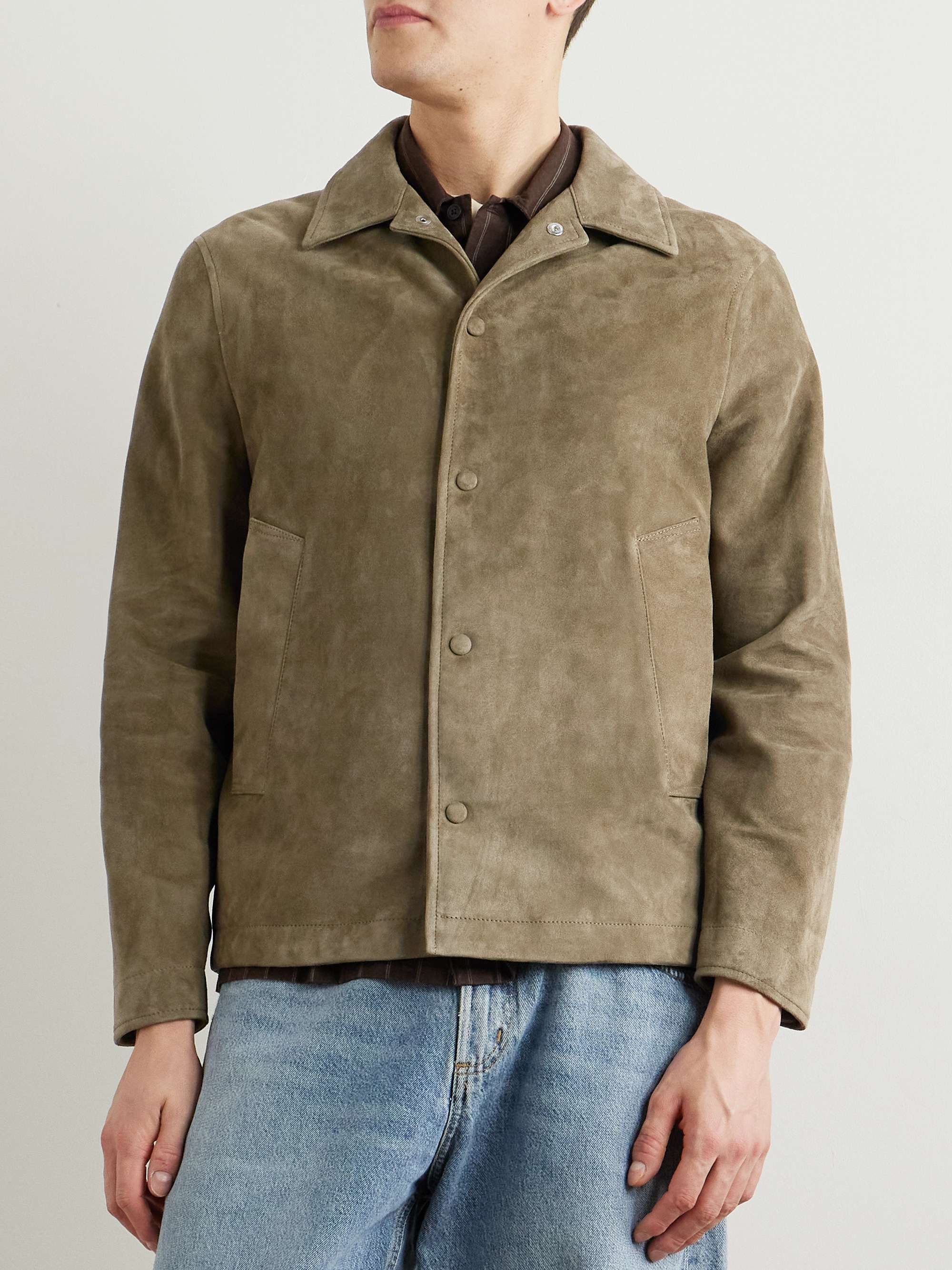 Ted Suede Coach Jacket view