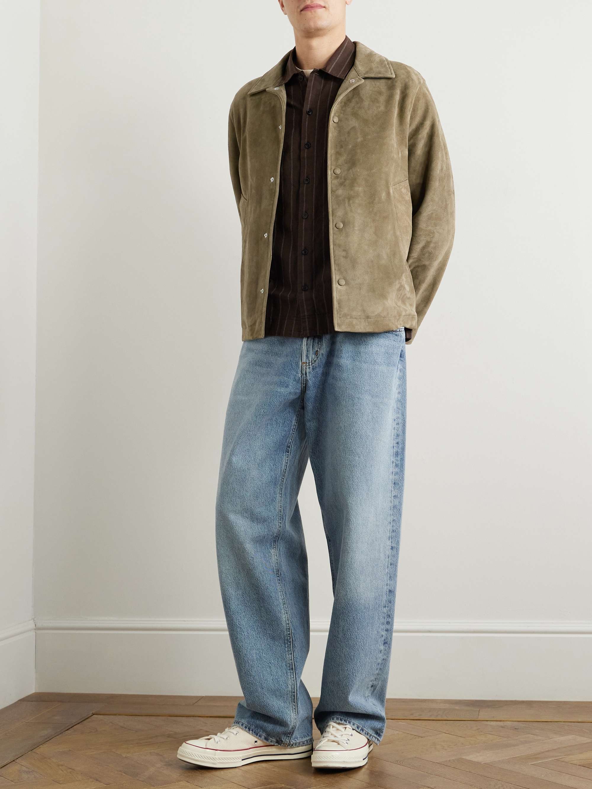 Ted Suede Coach Jacket view