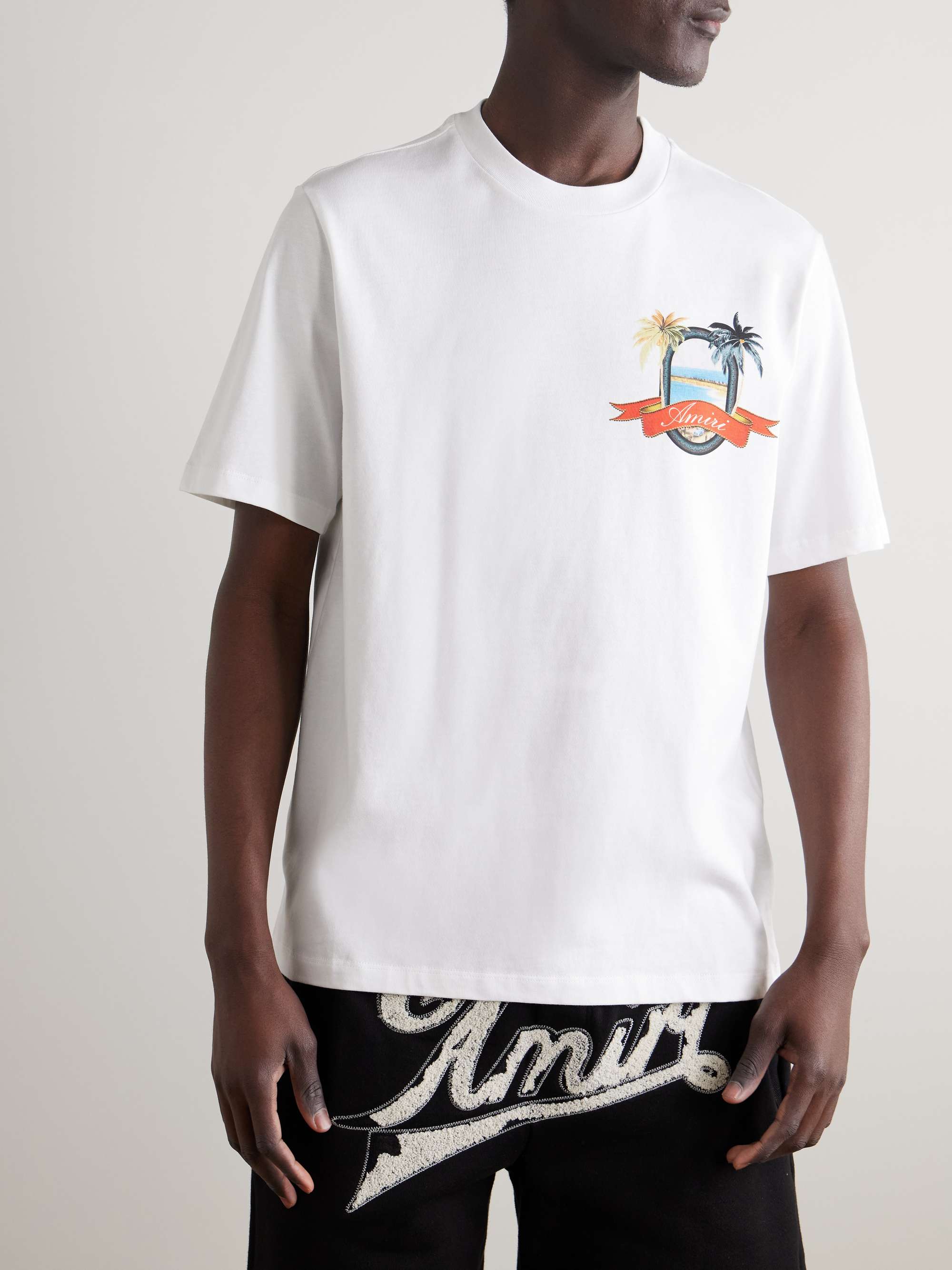 MA Paradise Logo-Print Cotton-Jersey T-Shirt view