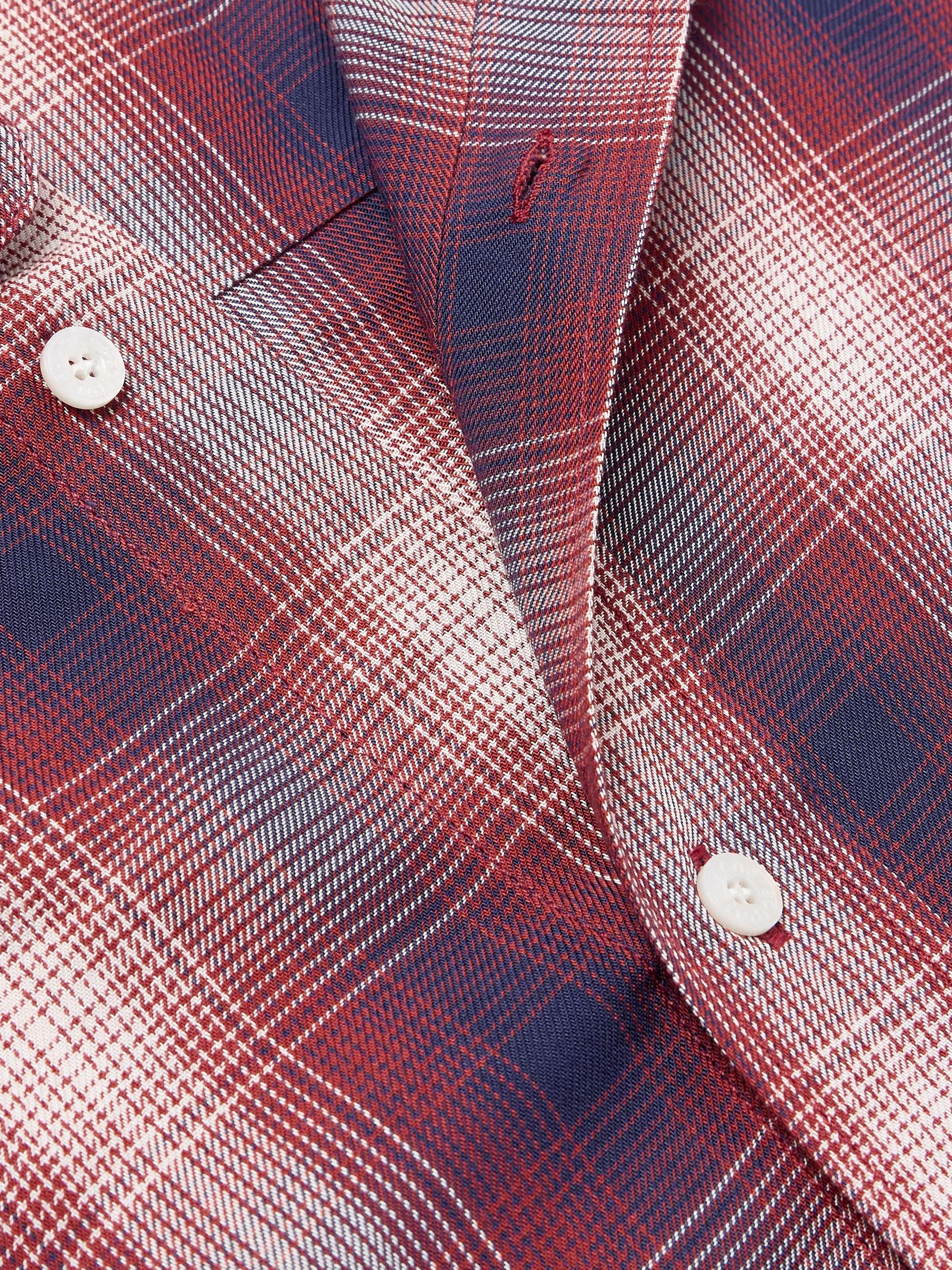 Oversized Checked Woven Shirt view