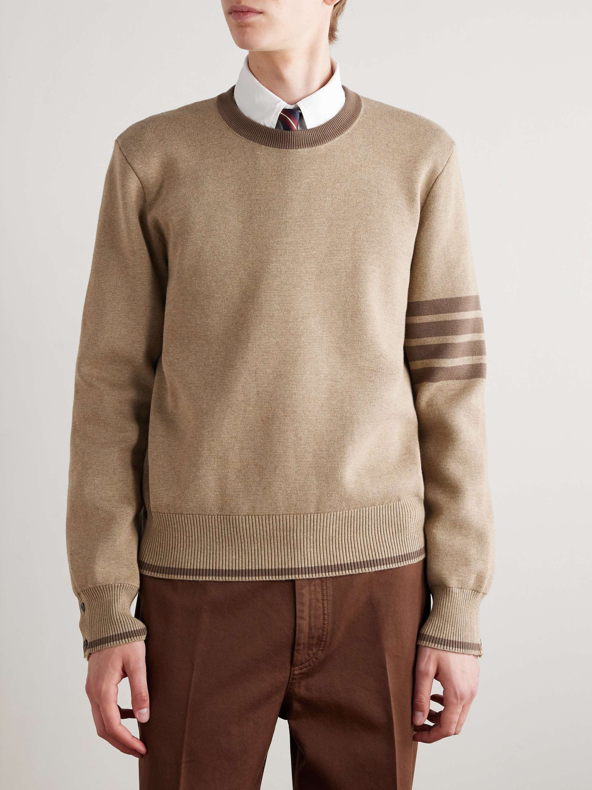 Milano Striped Cotton Sweater view