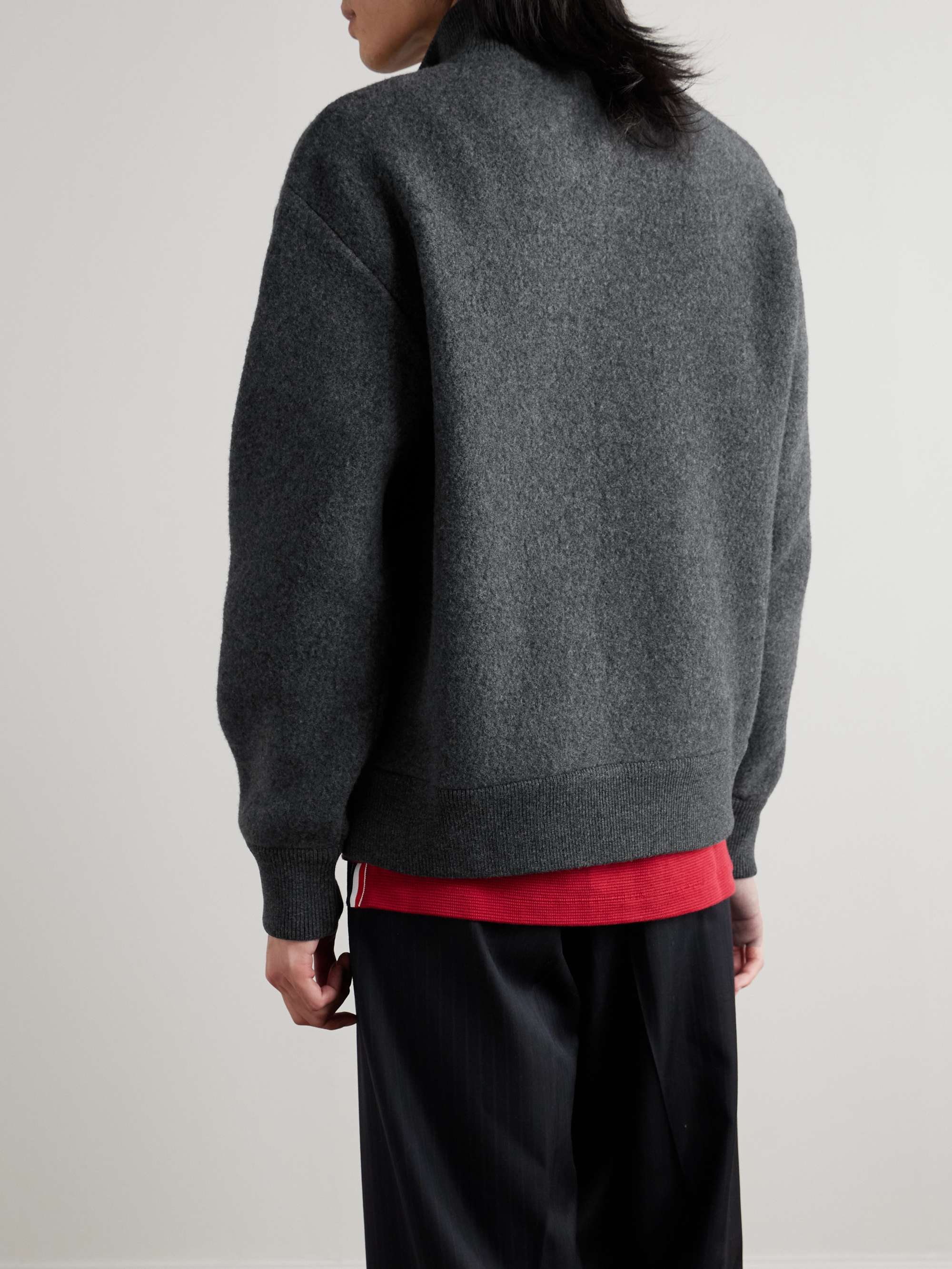 Wool-Fleece Zip-Up Jacket view