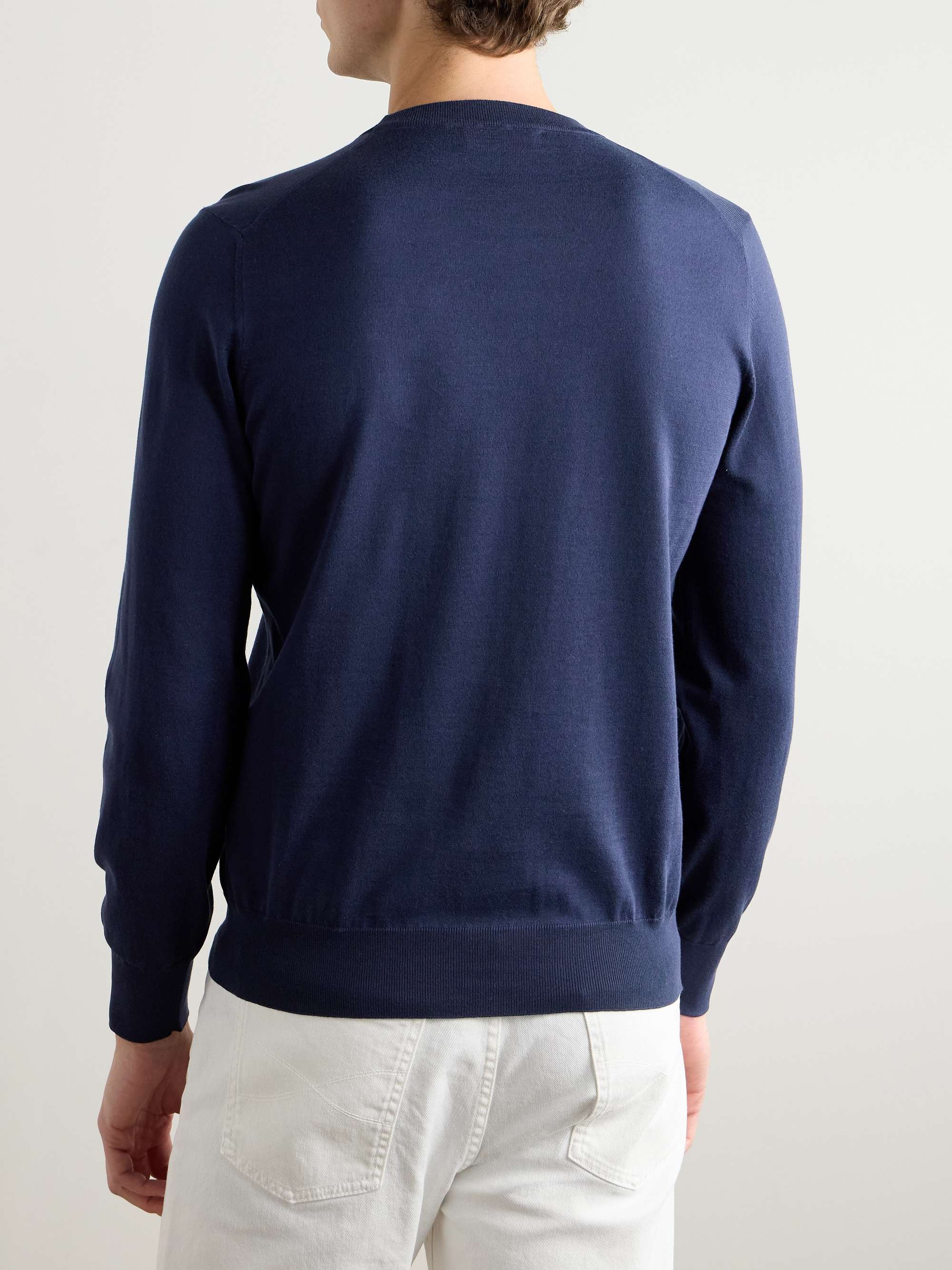 Logo-Embroidered Cotton T-Shirt view