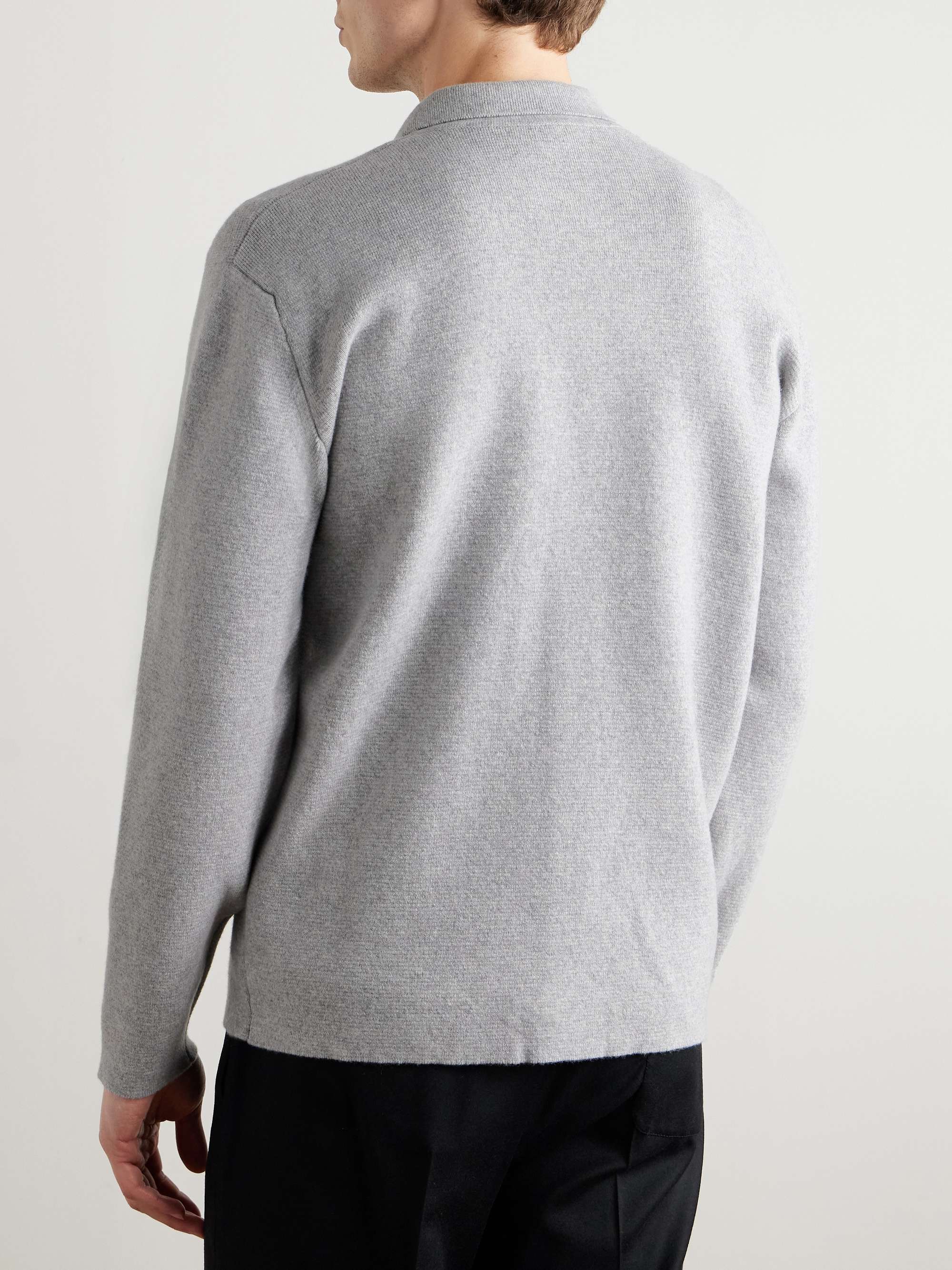 Merino Wool and Cashmere-Blend Overshirt view