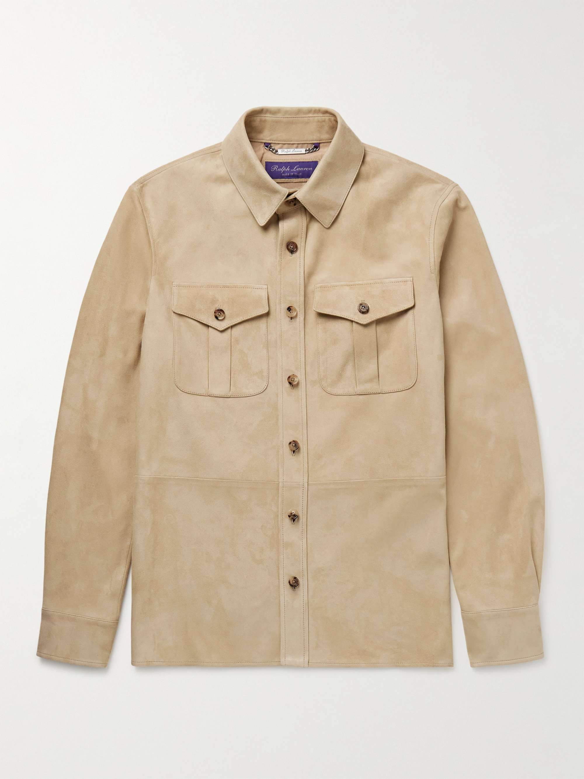 Barron Suede Overshirt view