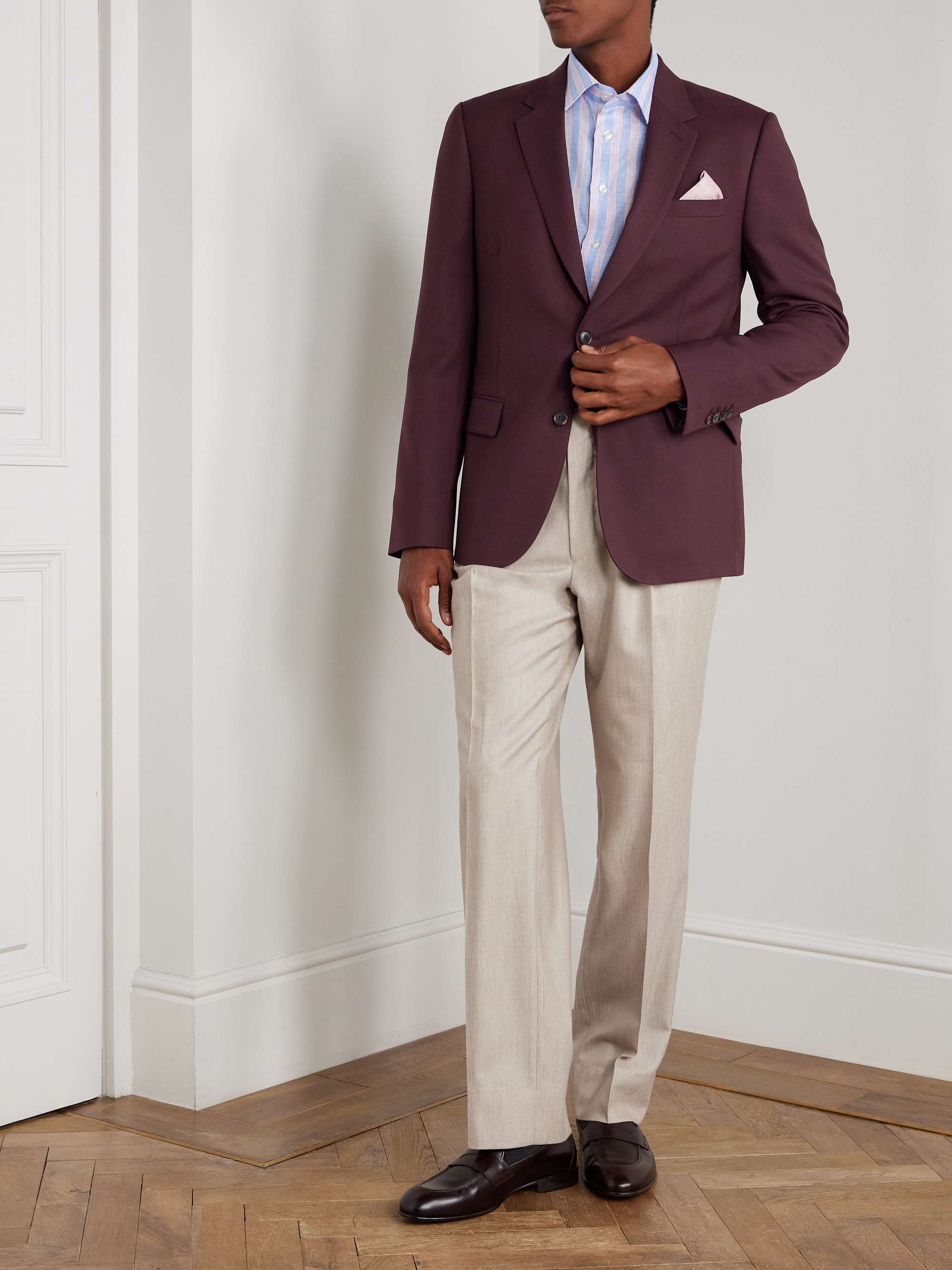 Soho Slim-Fit Wool-Twill Suit Jacket view