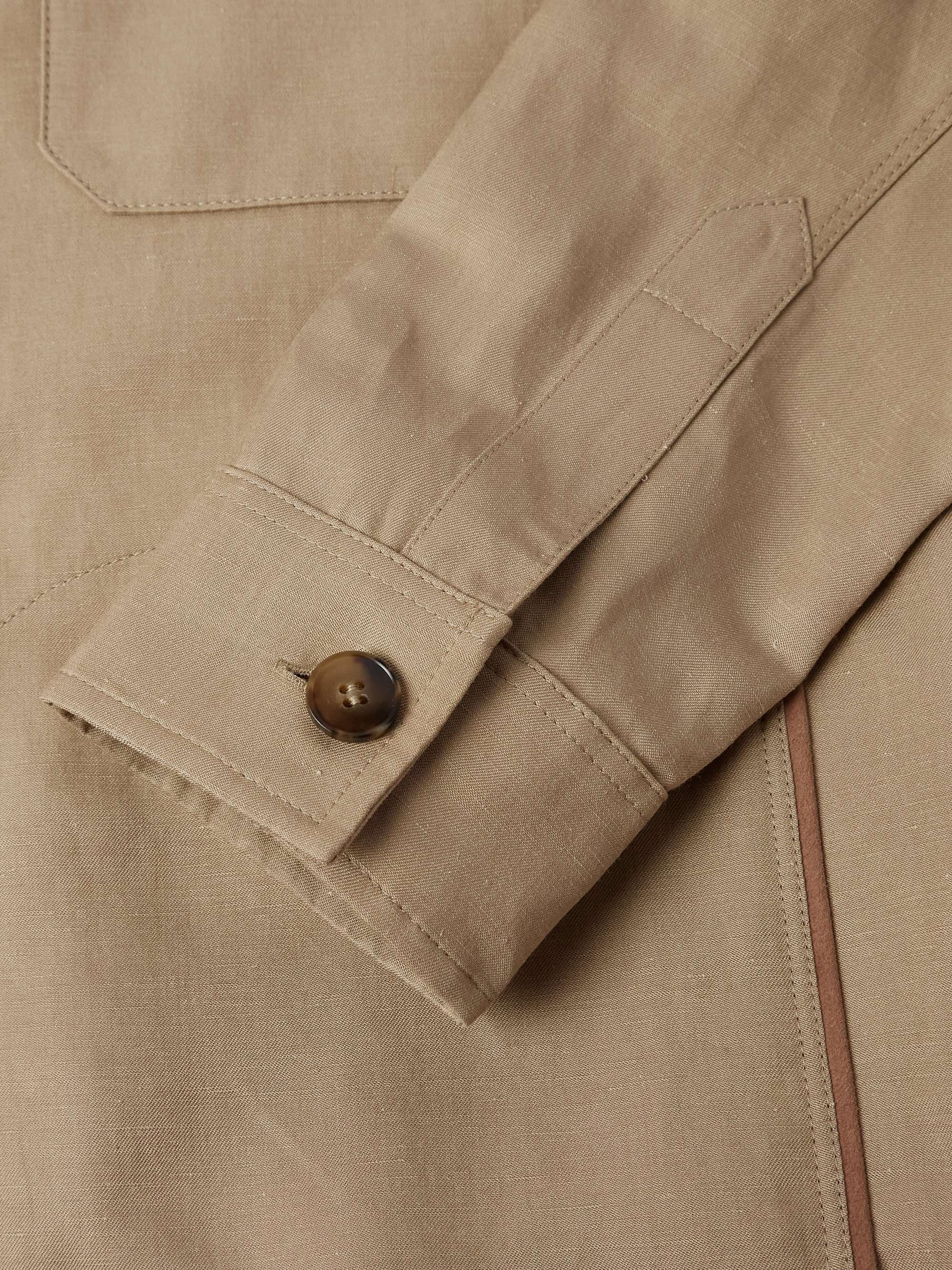 Linen and Silk-Blend Jacket view
