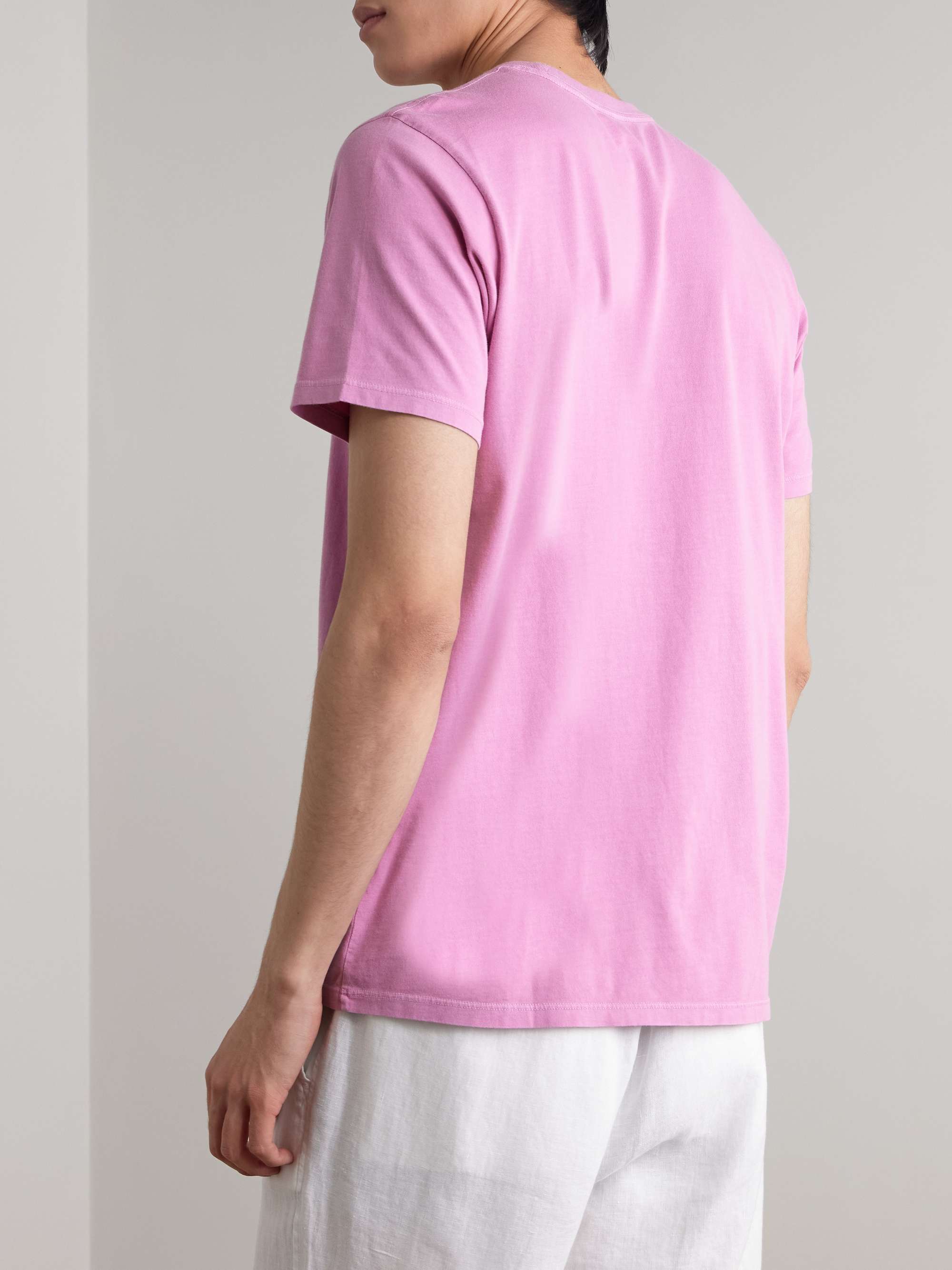 Garment-Dyed Pima Cotton-Jersey T-Shirt view